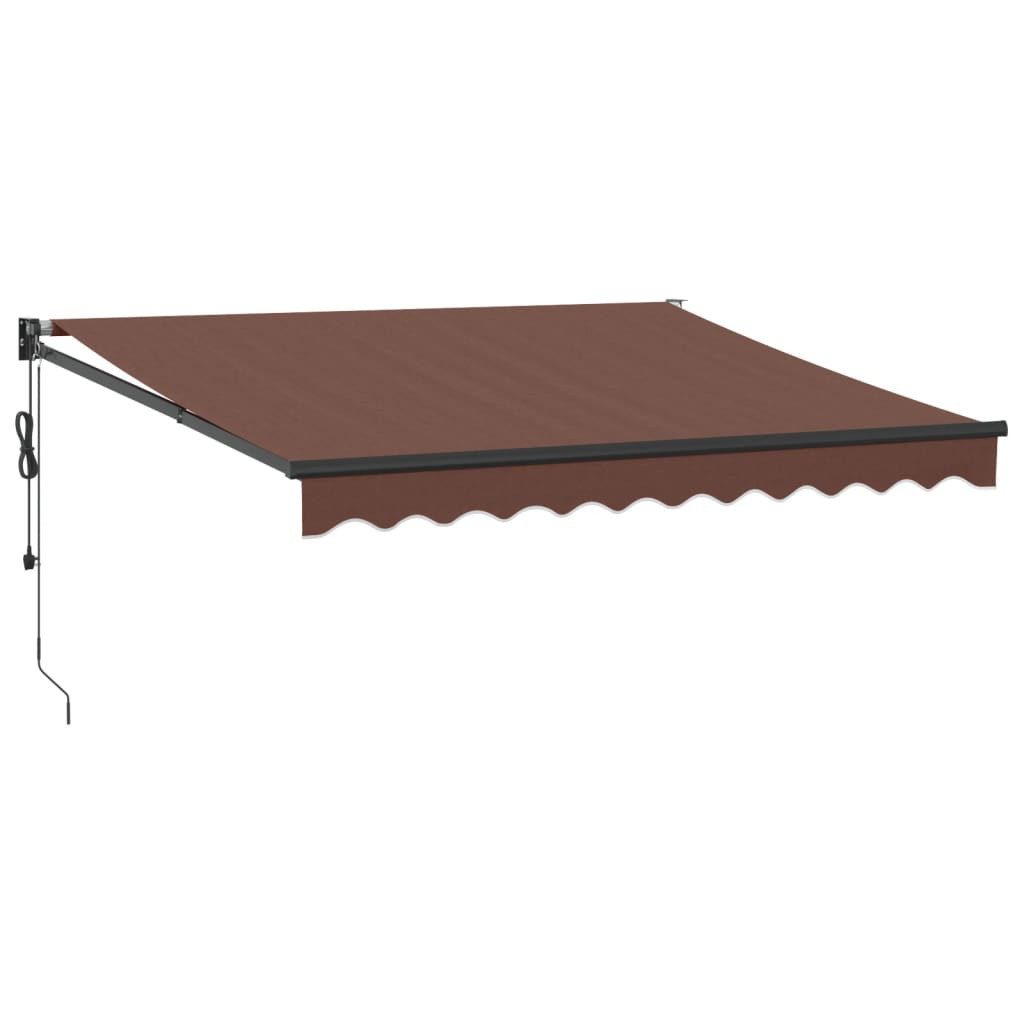 vidaXL Markise Markise Automatisch Braun 300x250 günstig online kaufen