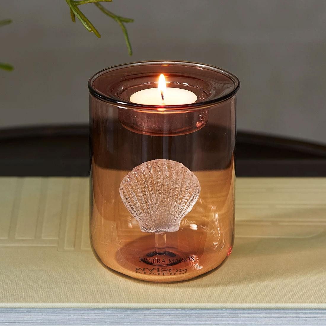 Rivièra Maison Kerzenhalter Teelichthalter Muschel Shell günstig online kaufen