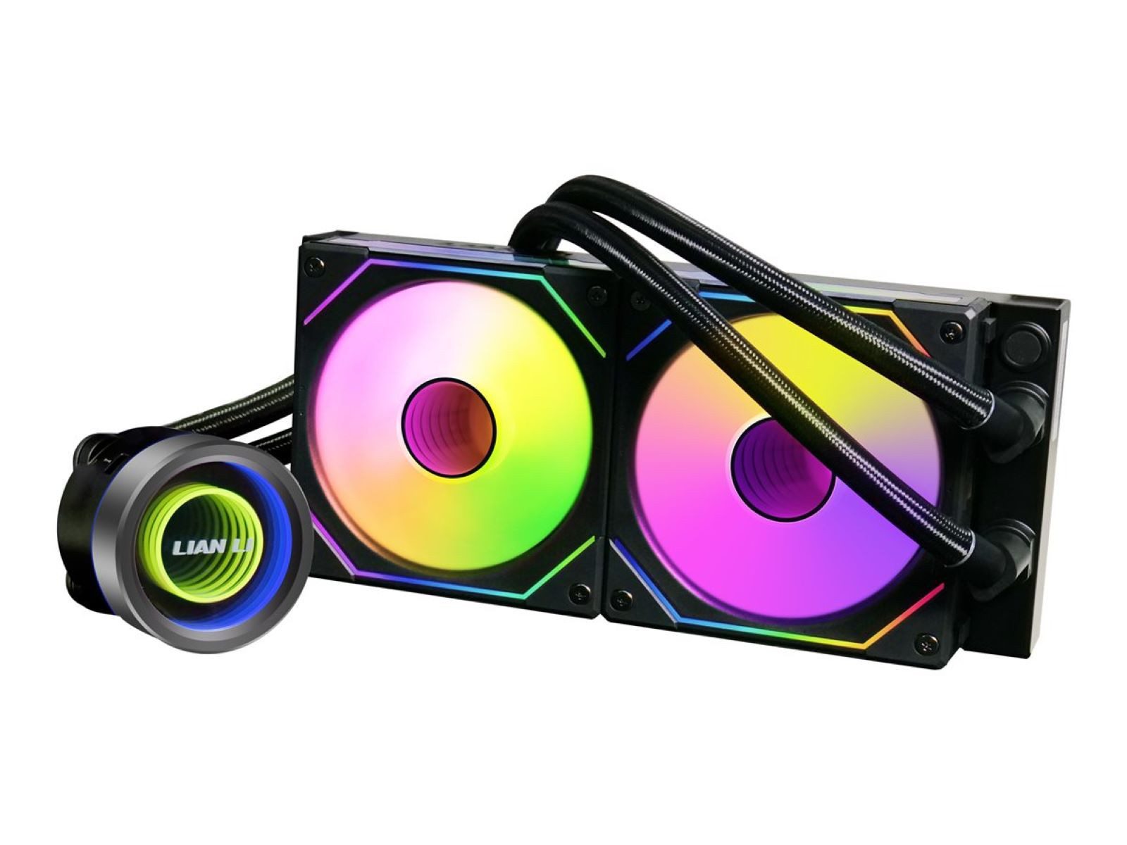 Lian Li Wasserkühlung Galahad II Trinity SL-INF ARGB Prozessor-Flüssigkeitskühlsystem, mit Controller, AM4, LGA1200, LGA1700, AM5, LGA115x Socket