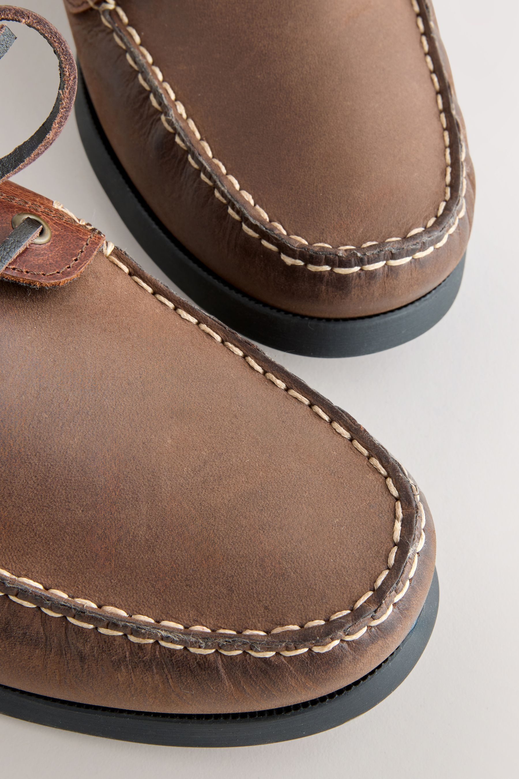 Next Schnürschuh aus Leder Segelschuh (1-tlg)