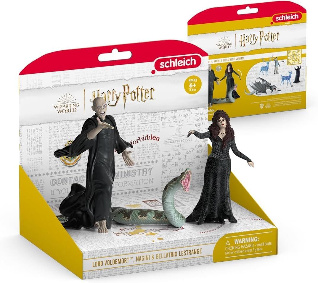 Schleich® Spielfigur Harry Potter Lord Voldemort, Nagini & Bellatrix Lestrange 42684