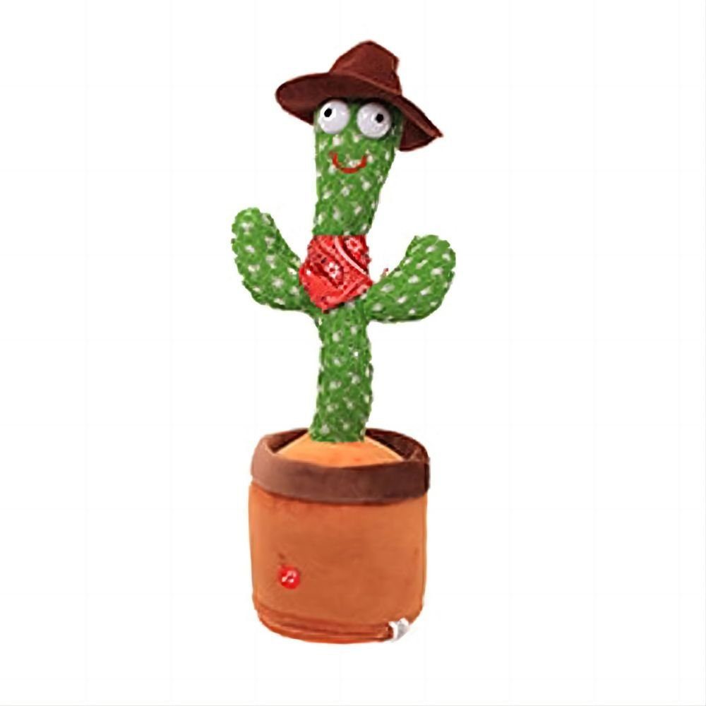 Gontence Lernspielzeug Lernspielzeug Singender Tanzender Sprechender Kaktus,mit 30 Liedern (1-St), Singen und Tanzen