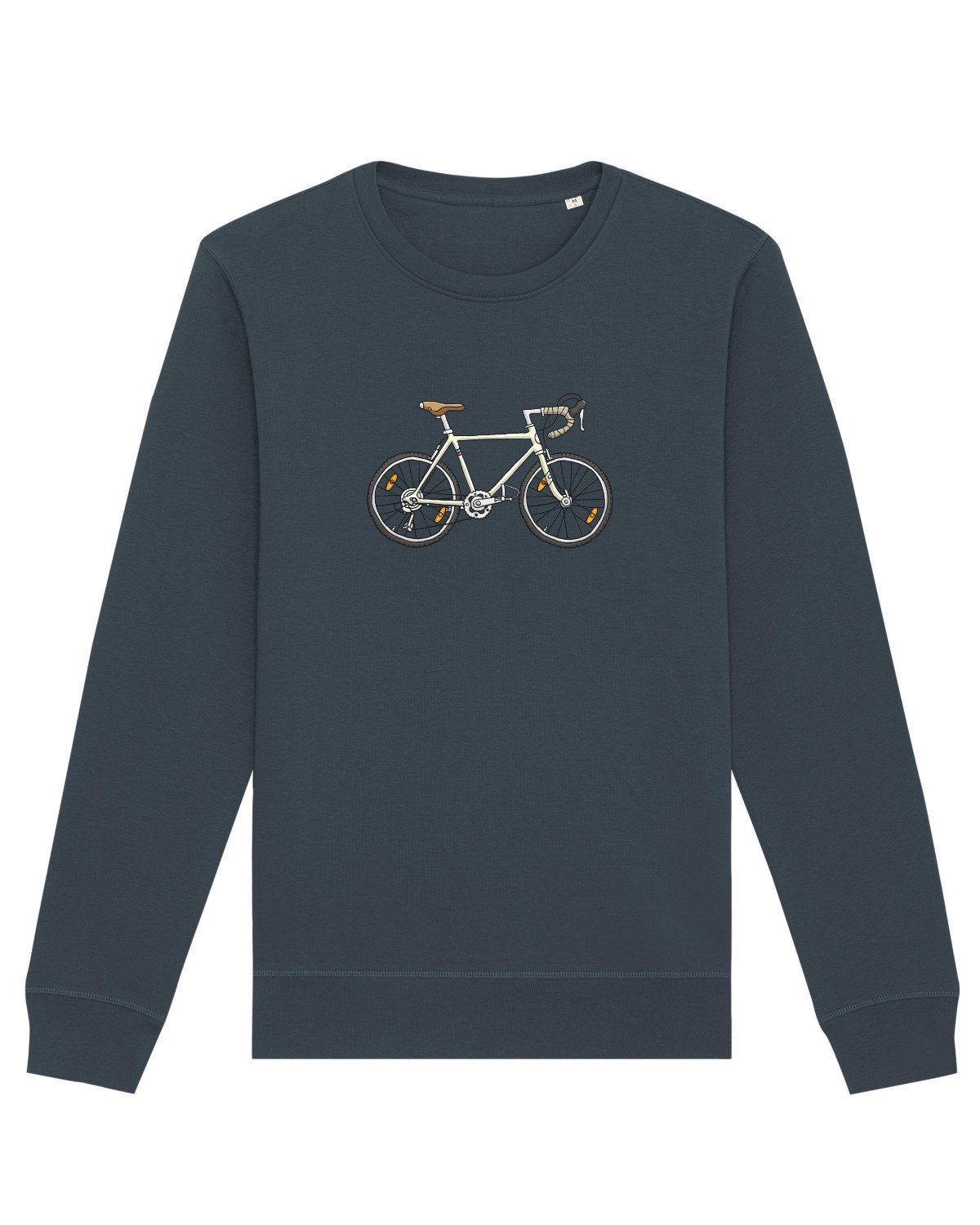 wat? Apparel Sweatshirt Doodle bike (1-tlg) graublau meliert