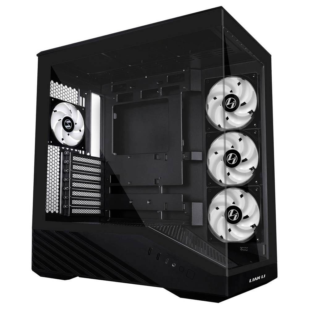 Lian Li PC-Gehäuse Vector V100 Midi-Tower PC-Gehäuse, Gehäuse, Gaming-Gehäuse Schwarz