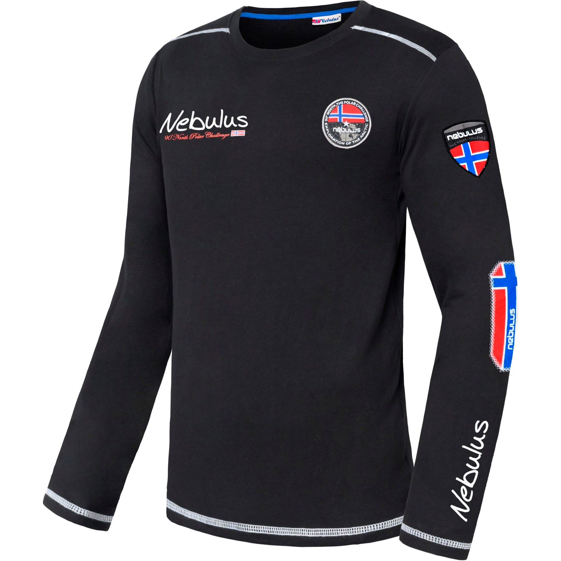 Nebulus Sweatshirt BOOGY, Q970 - Herren, schwarz, L