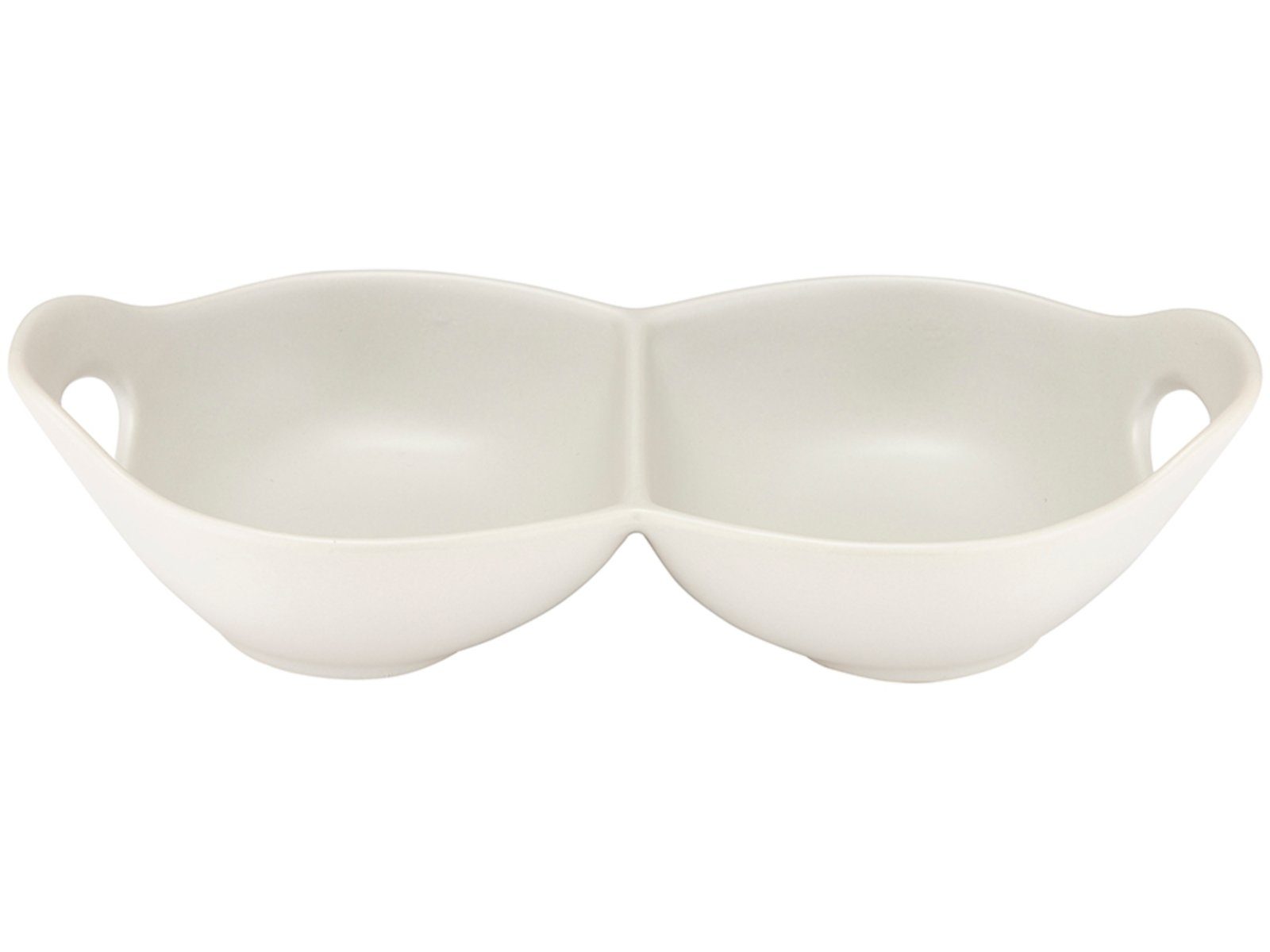 Ladelle Servierschüssel HOST Schale mit Griff steingrau 2tlg., Steinzeug, (Schüsseln & Schalen), Host 2 Part Stone Handled Bowl 30x15x6.5cm