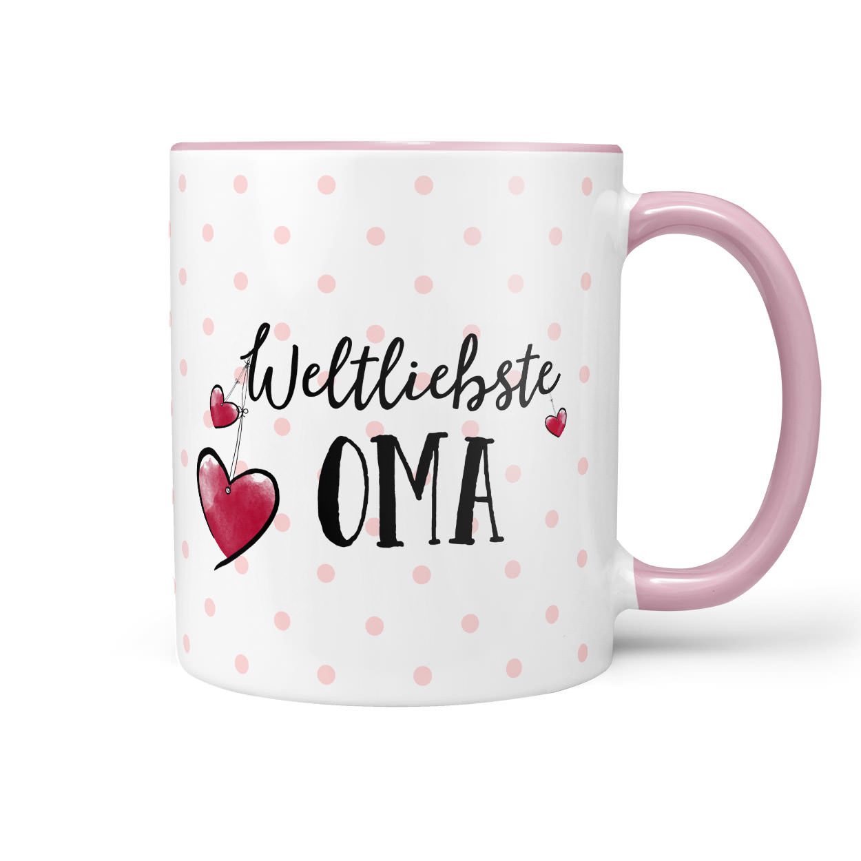 Sunnywall Dekokissen Weltliebste Mama, Papa, Oma oder Opa - Kuschelkissen Familien-Kissen, mit Füllung, farbige Rückseite, inkl. Karte, auch als Tasse od. Bundle