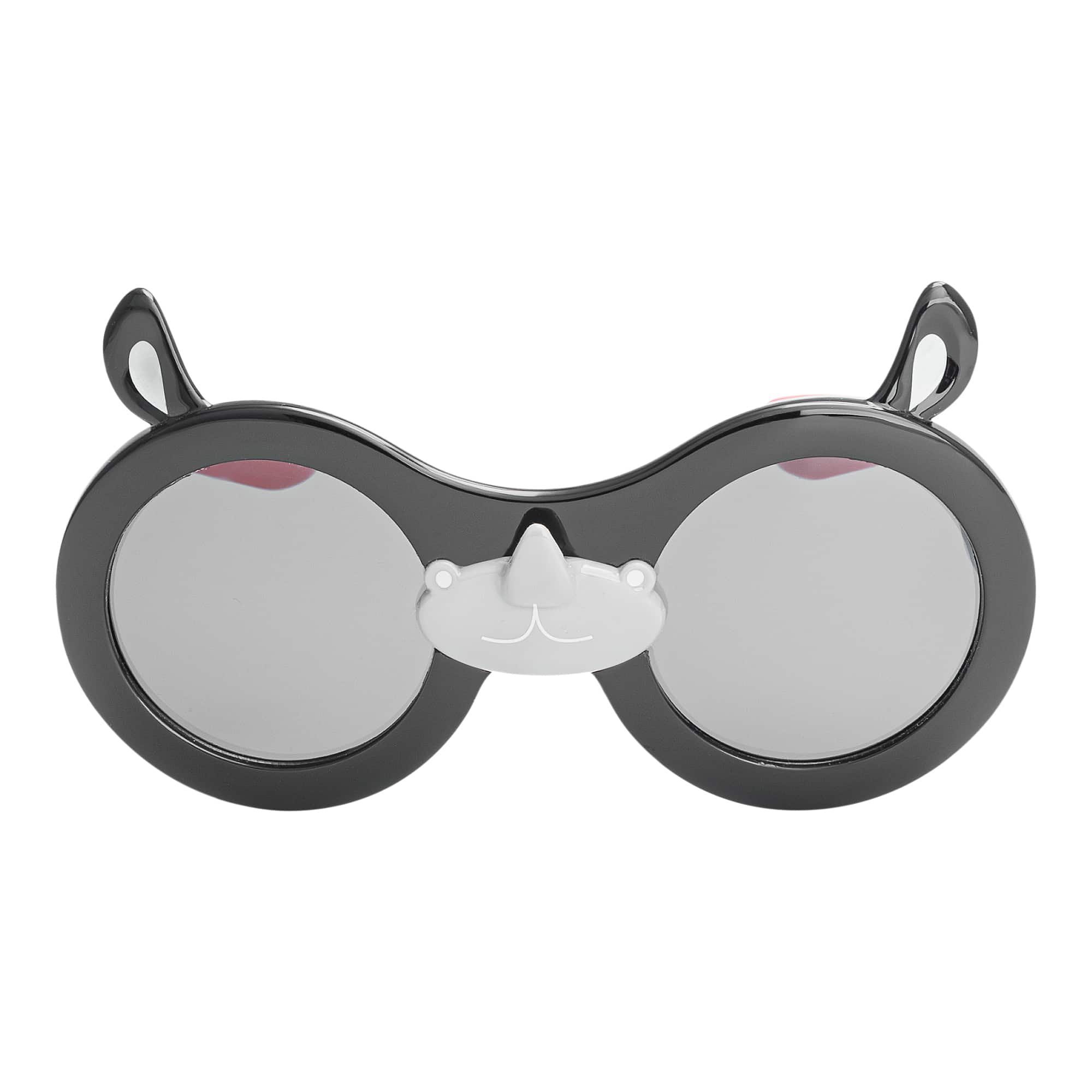 Kinder mit Schwarz-Rot Nilpferd Mädchen Sonnenbrille Linsen BEZLIT polarisierten Sonnenbrille Eyewear (1-St) Motiv