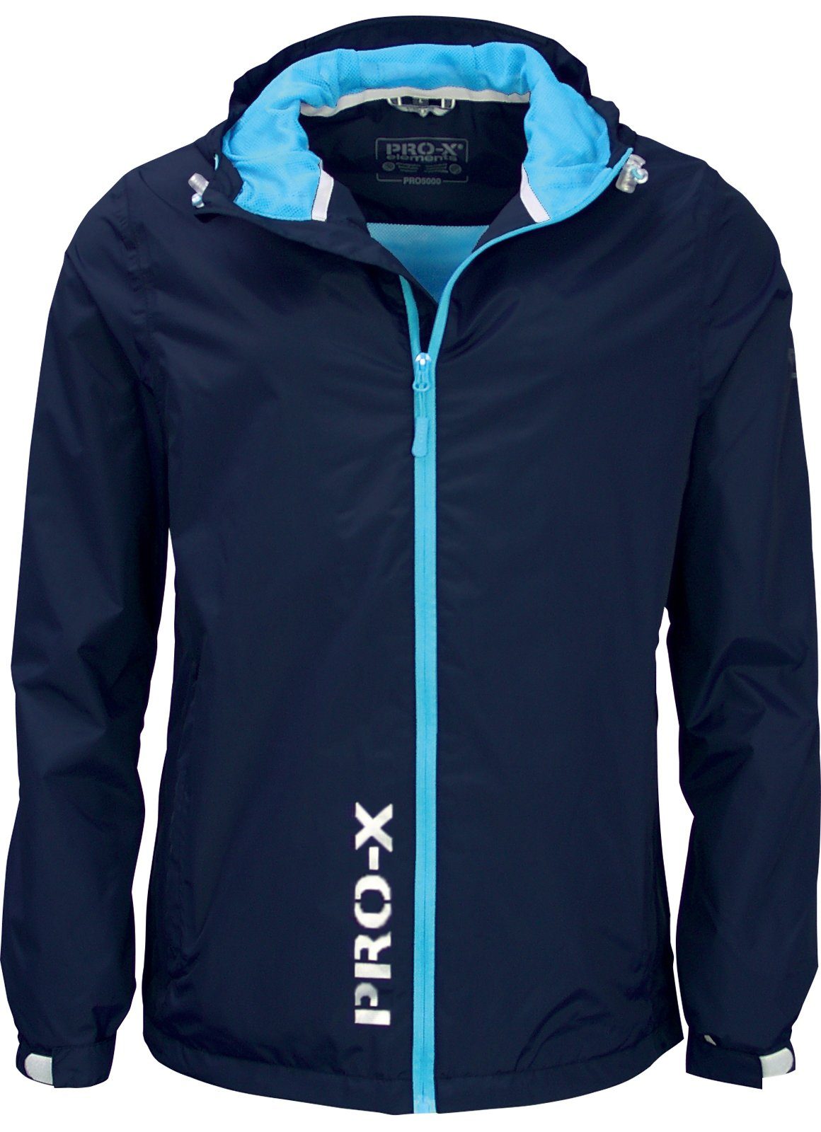 PRO-X ELEMENTS Funktionsjacke FLASH Wasserdicht Marineblau