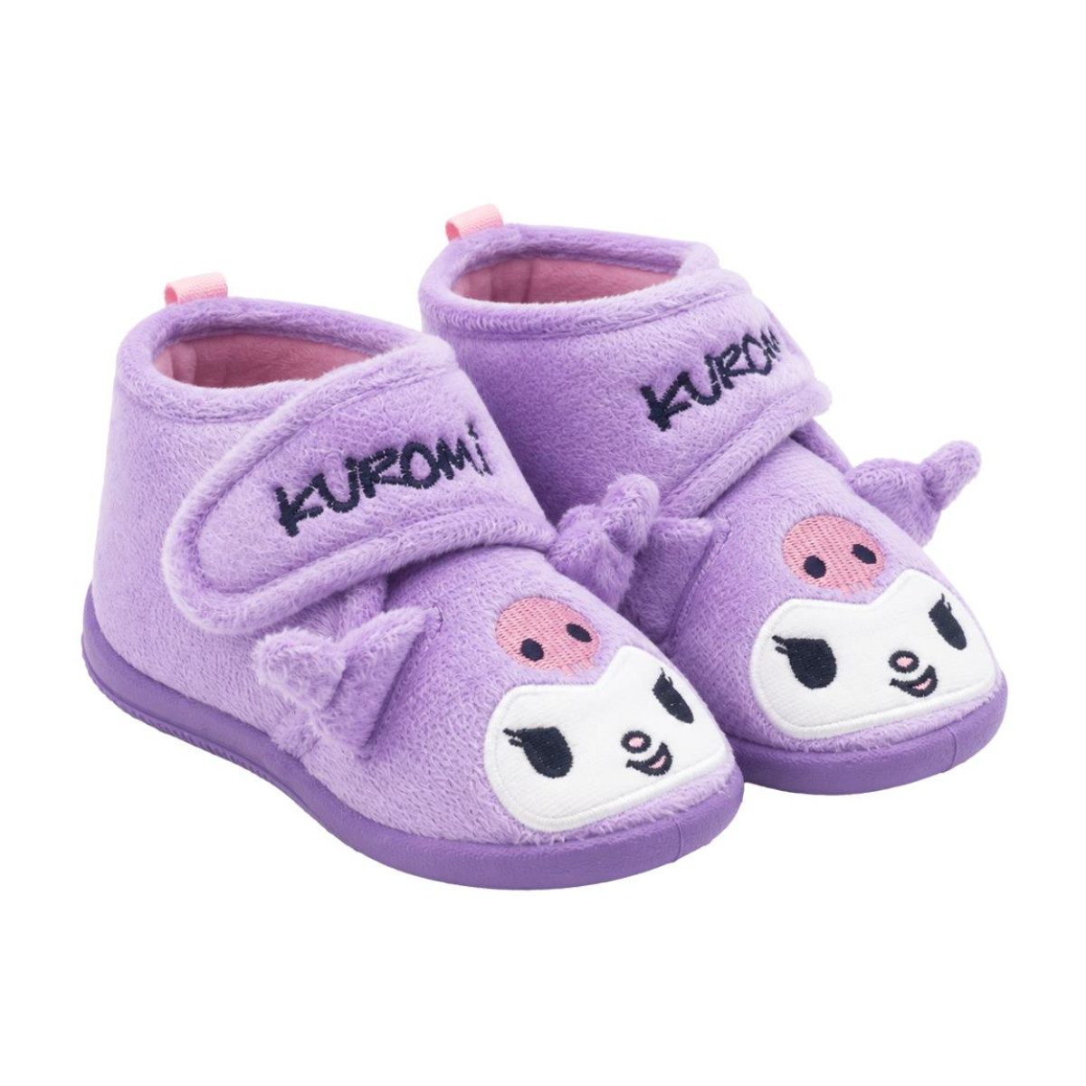 Hello Kitty Kuromi Hausschuhe halbhoch mit Applikationen für Zuhause Pantoffel