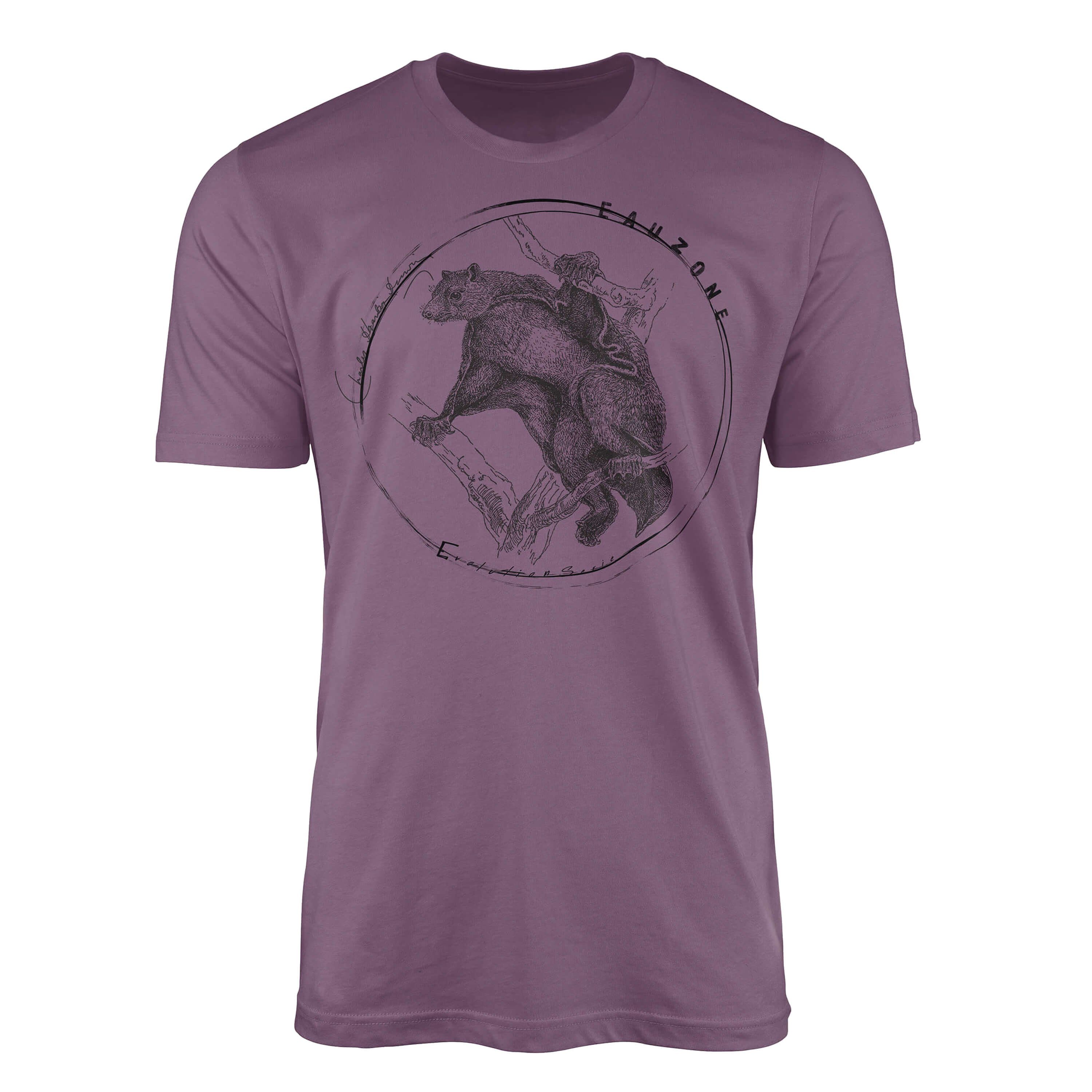 Riesengleiter T-Shirt Herren Sinus Evolution T-Shirt Art Shiraz