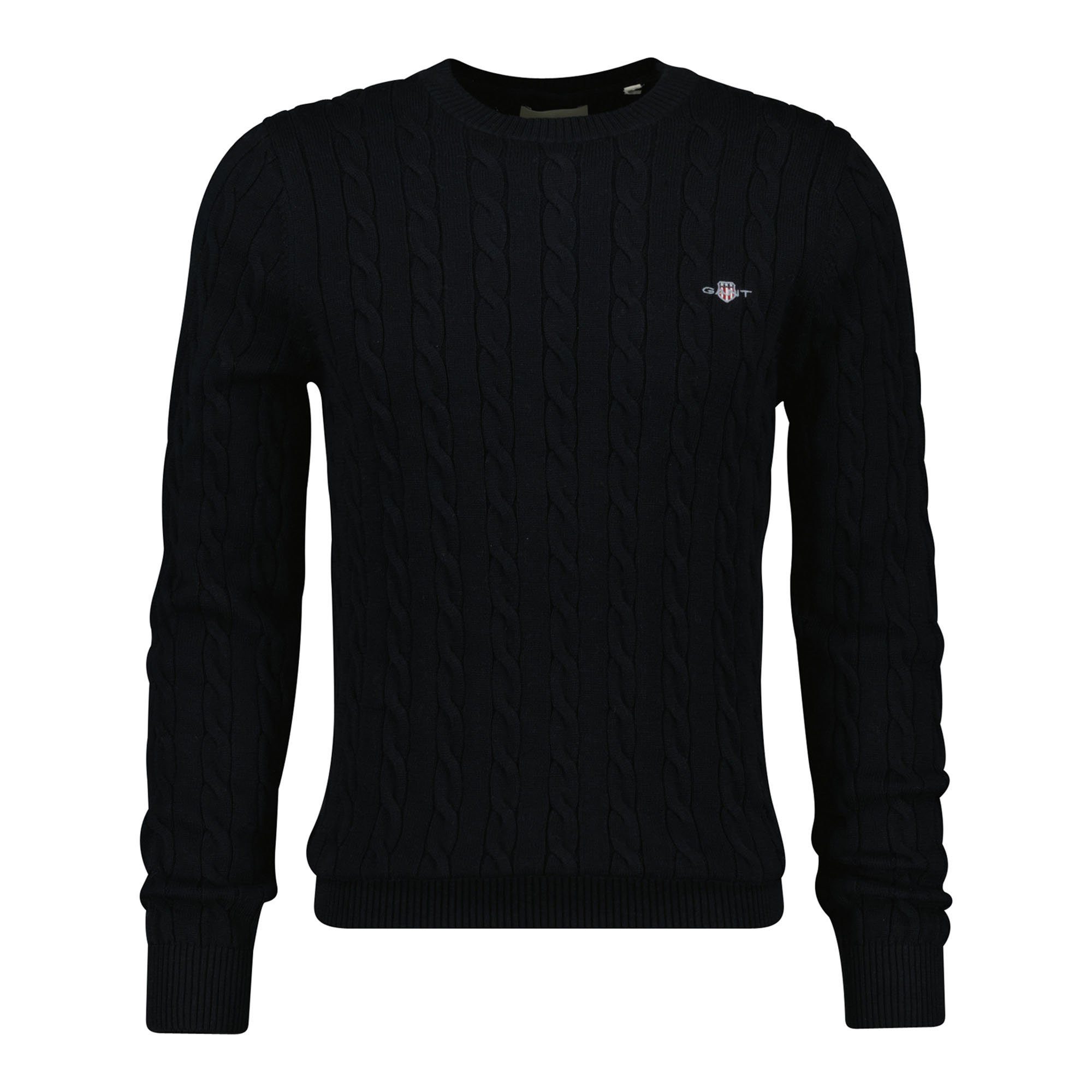 Gant Sweatshirt Herren Strickpullover Baumwolle günstig online kaufen