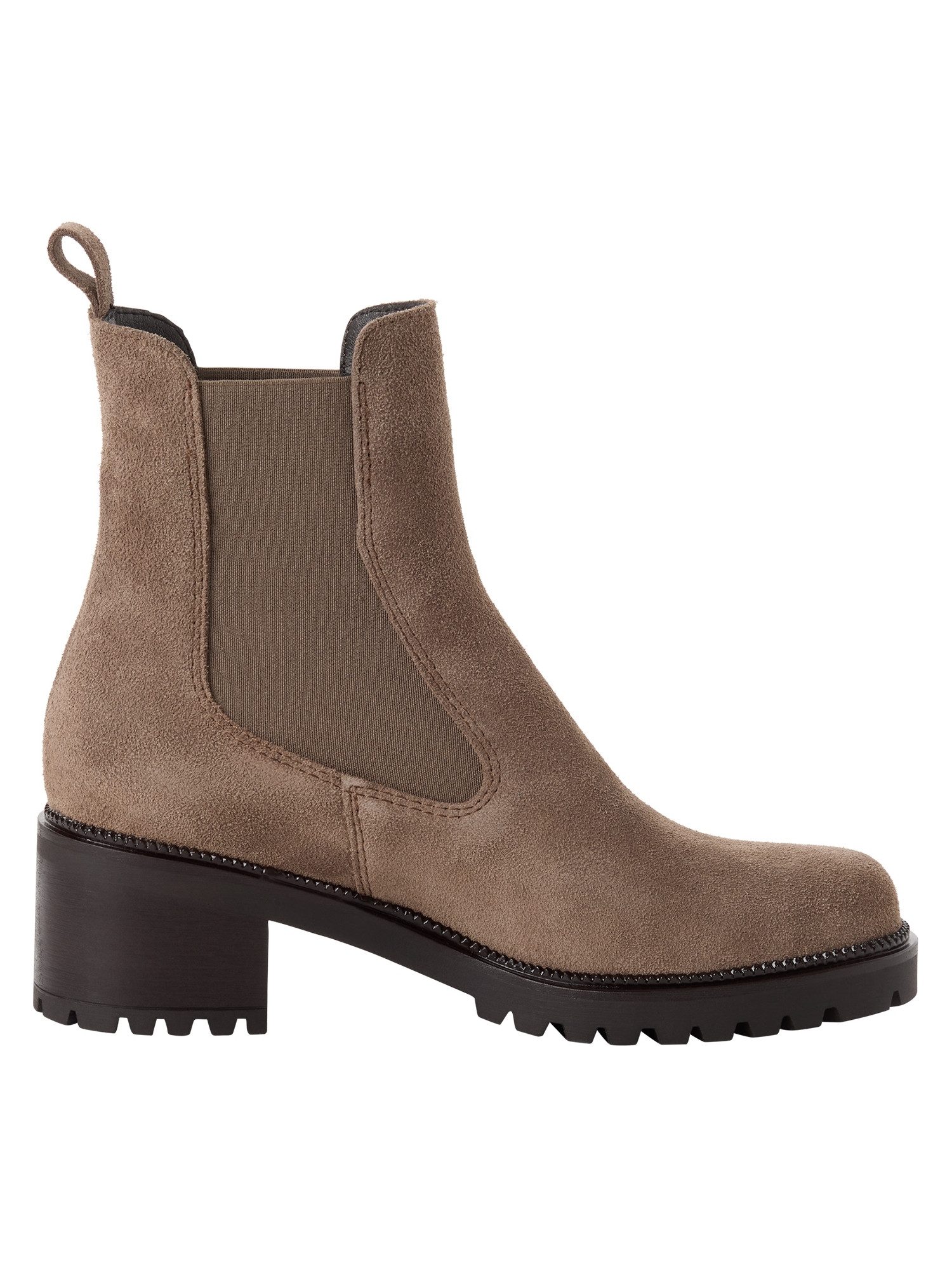 Tamaris TOUCH-IT aus Leder Blockabsatz 1-25407-47 Chelseaboots TOUCH-IT
