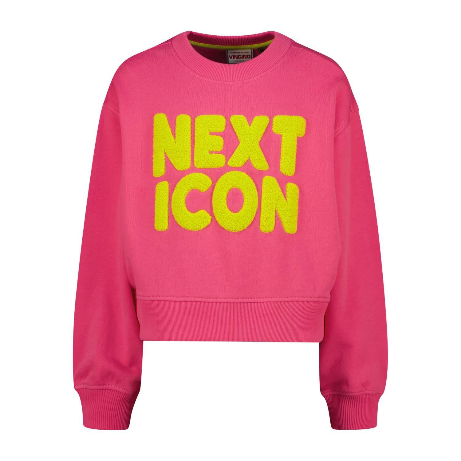 Vingino Sweater Sweater mit Statement-Print aus 100 % Baumwolle