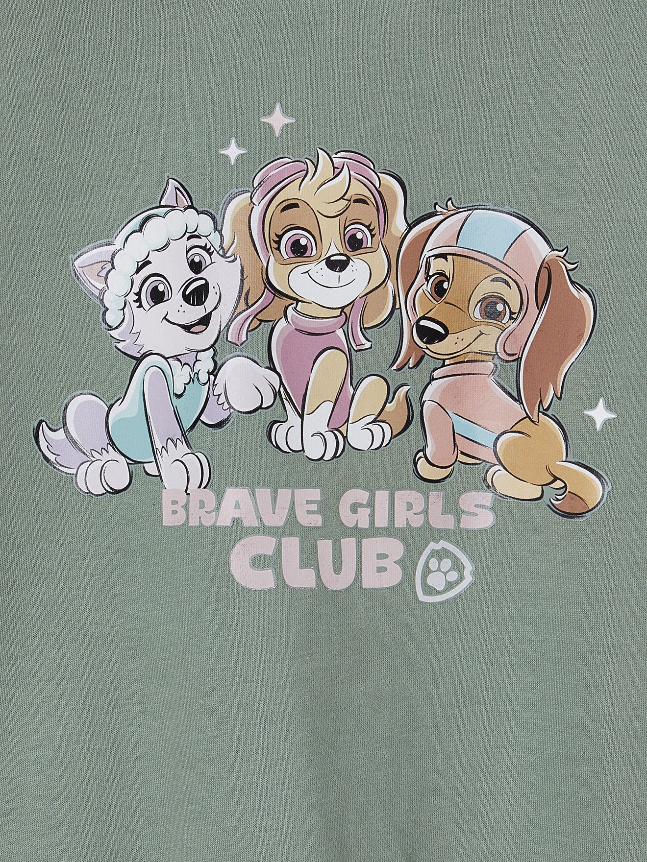 vertbaudet Sweatjacke Mädchen Sweatshirt Girls Club PAW PATROL