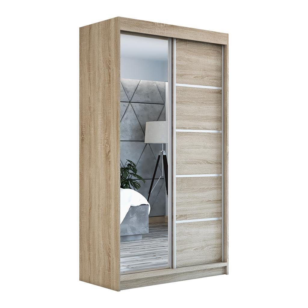 A&J MöbelLand GmbH Schiebetürenschrank GAPI mit Spiegel (TOP ANGEBOT! Geräu günstig online kaufen