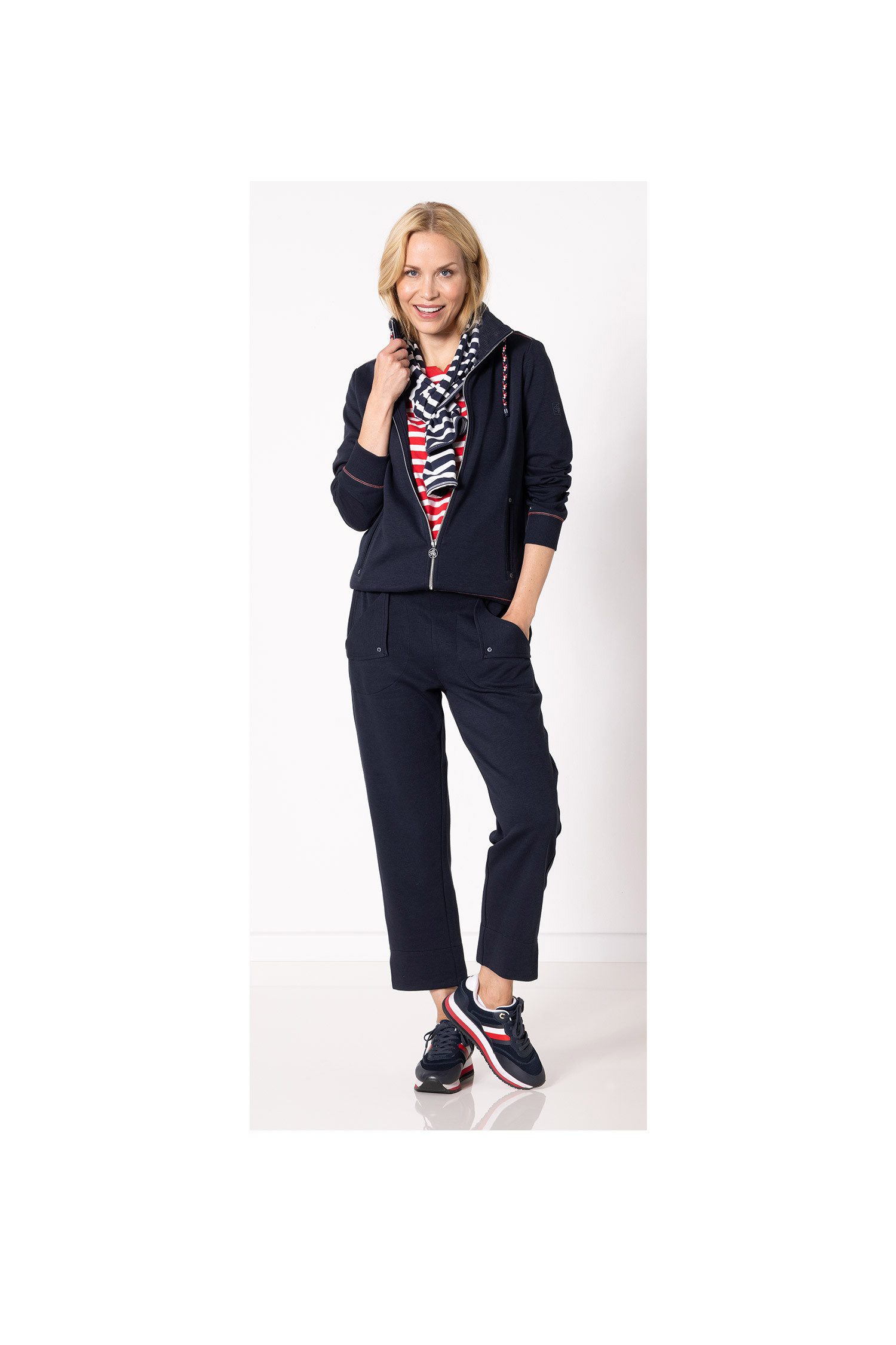 SER Sweatjacke Sweatjacke Stehkragen W1260301