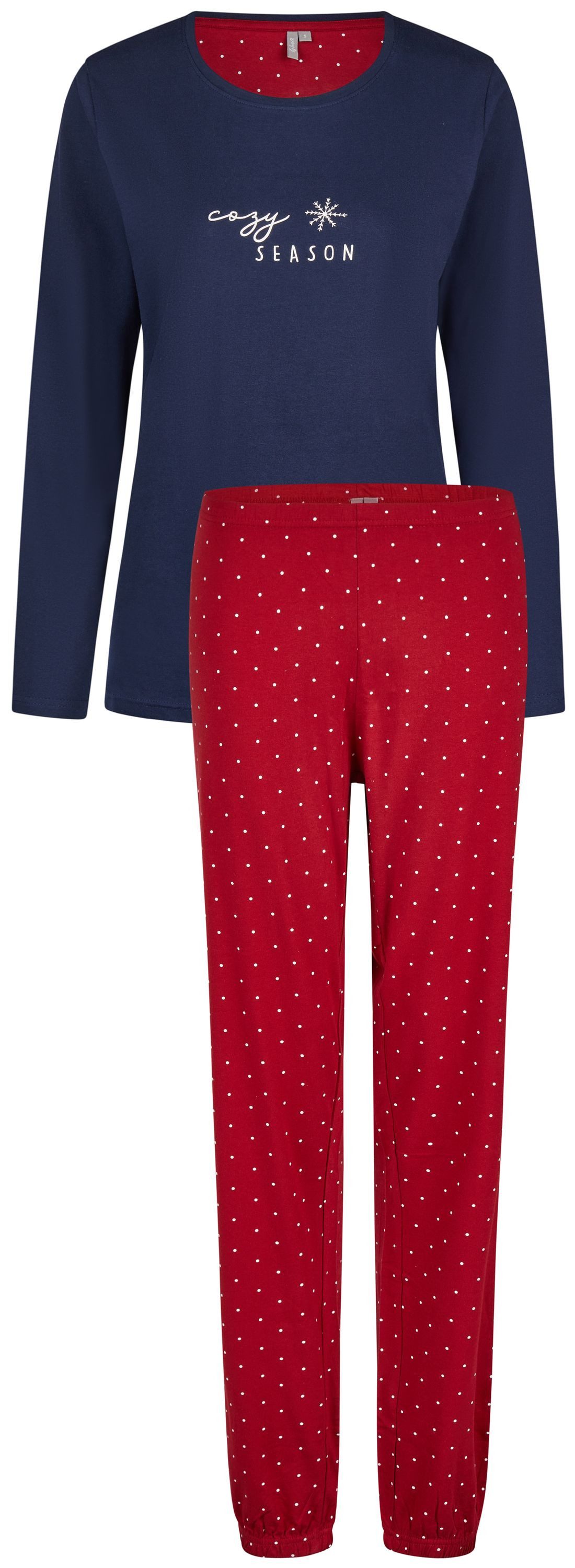 By Louise Schlafanzug Snug Winter (Set, 2 tlg., 2-teilig) Damen Pyjama lang günstig online kaufen