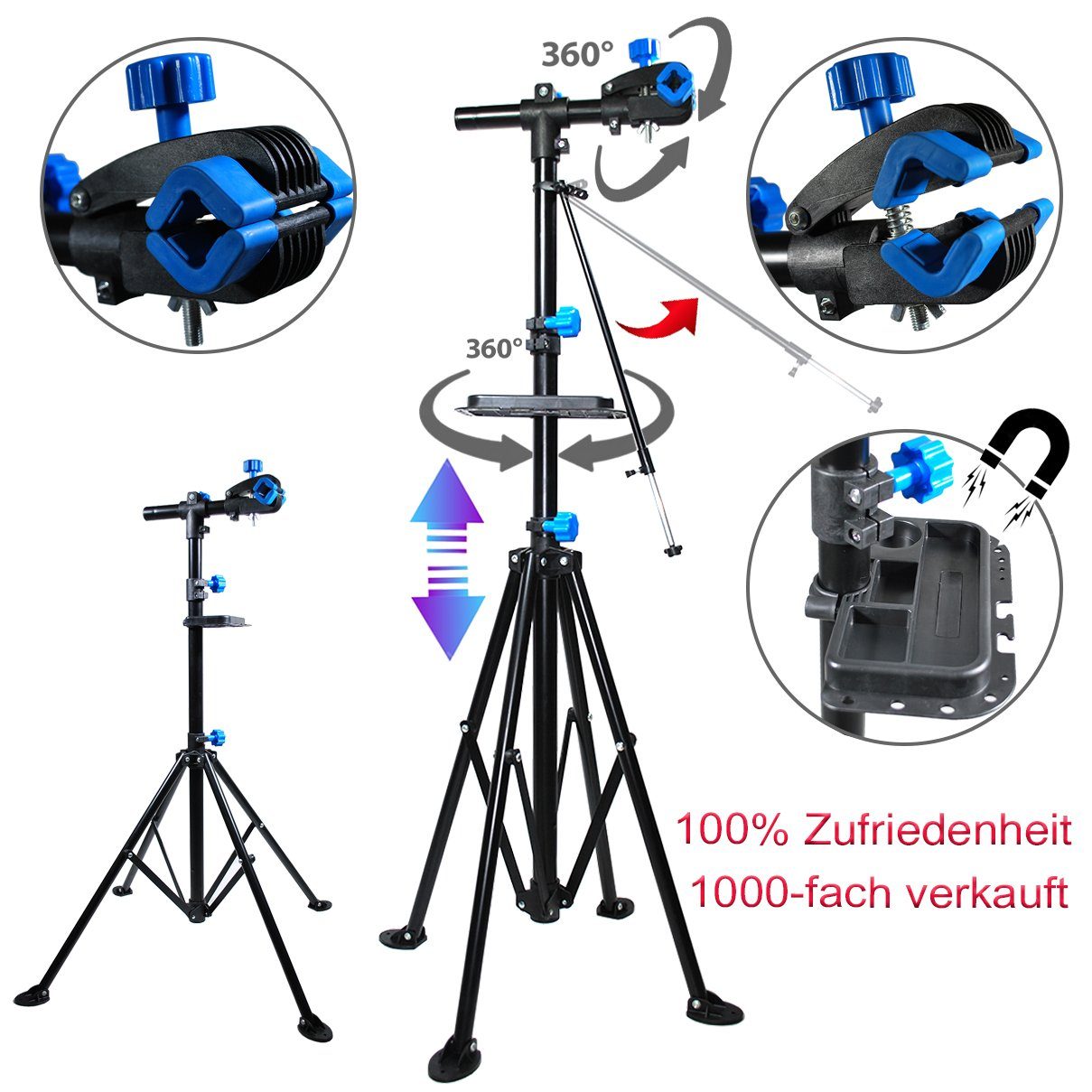 HELO24 Fahrrad-Montageständer Reparaturständer Standard