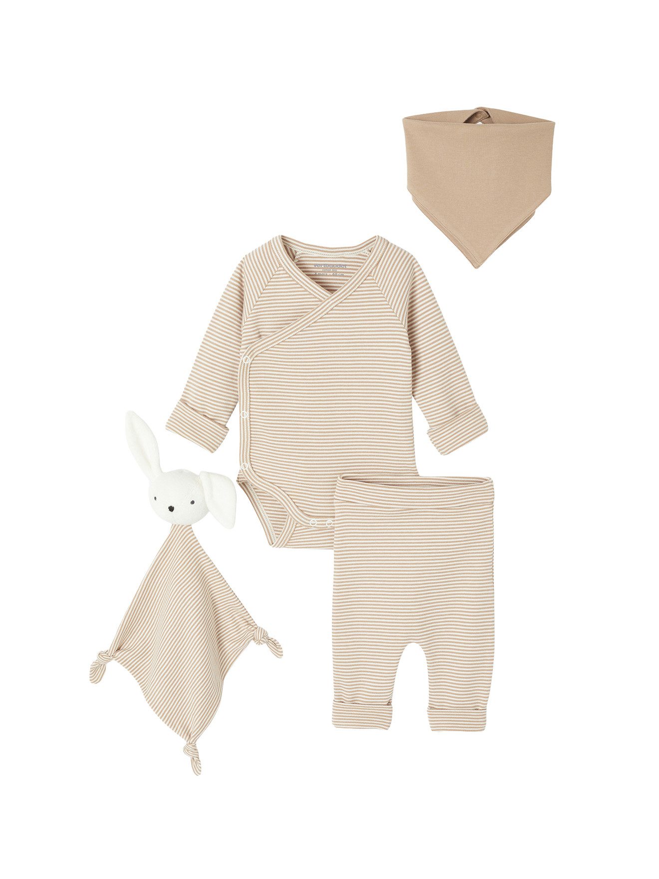 vertbaudet Neugeborenen-Geschenkset Baby-Set: Body, Leggings, Lätzchen