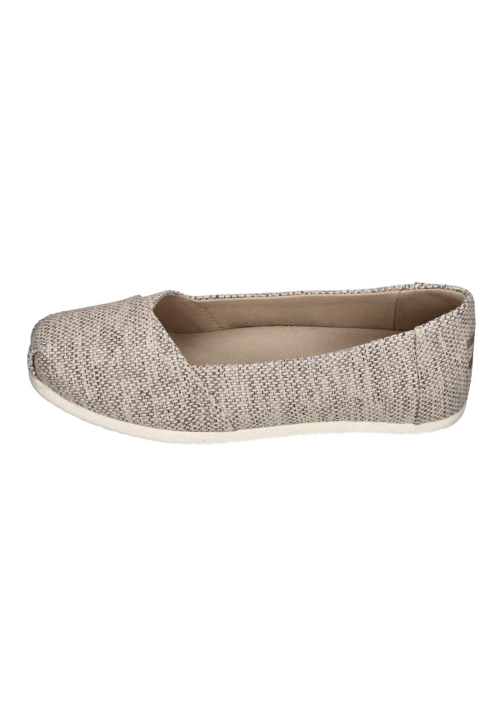 TOMS ALPARGATA BALLET Ballerina Fog Textured Melange