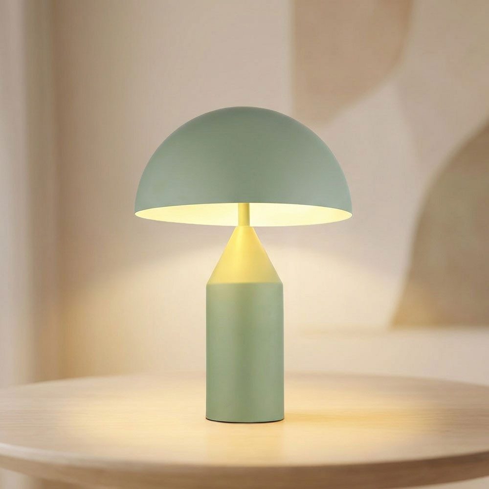 GLOBO LIGHTING LED Tischleuchte, Leuchtmittel inklusive, Warmweiß, Tischlampe Tischleuchte Nachttischlampe Leseleuchte grün H 39cm