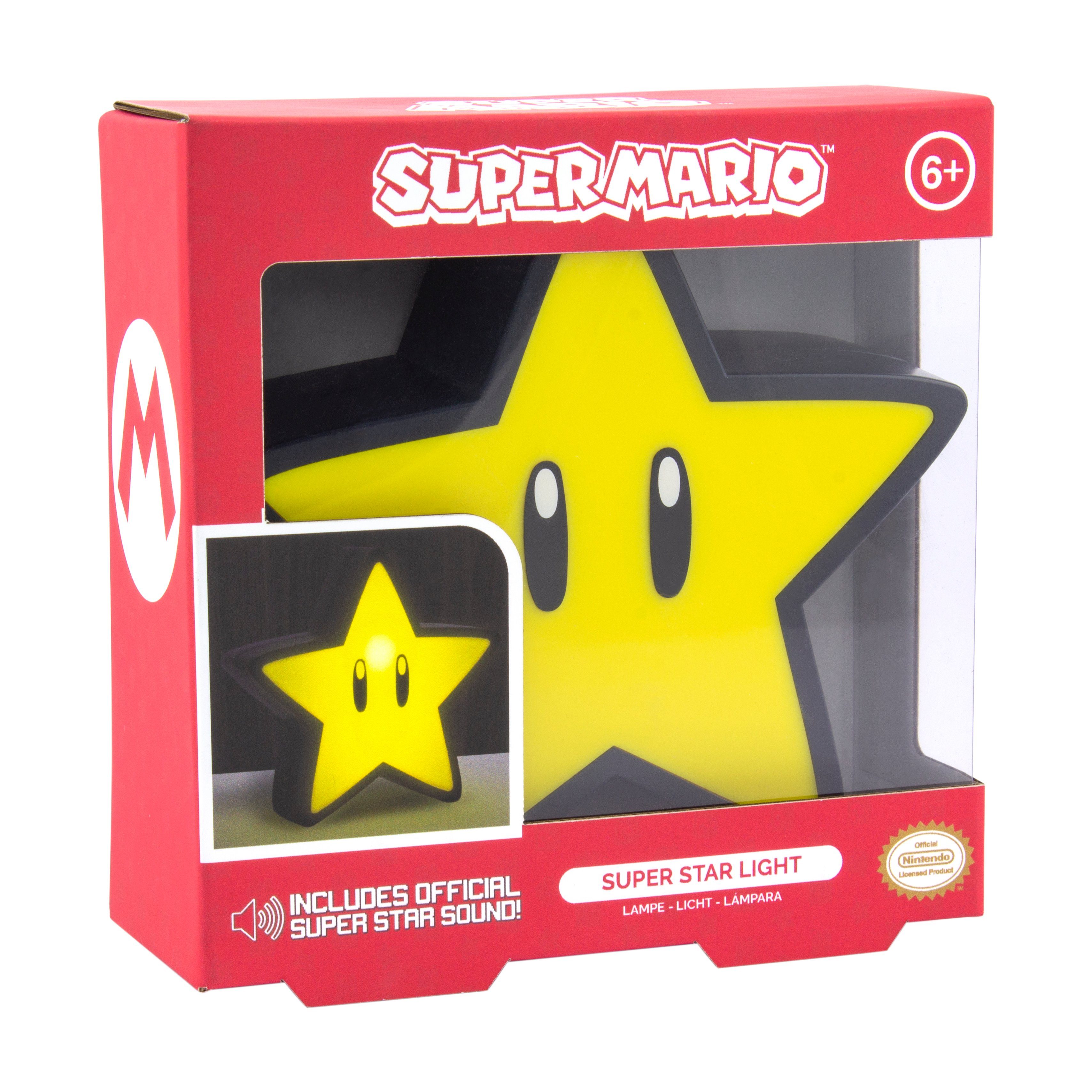 Dekolicht Super Mario Super Star Leuchte mit Sound