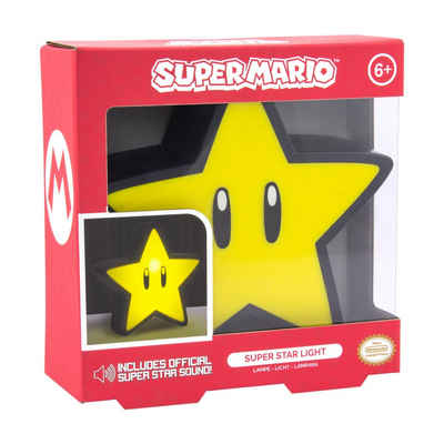 Paladone Dekolicht Super Mario Super Star Leuchte mit Sound, LED fest integriert
