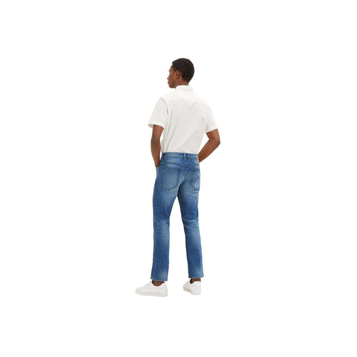 5-Pocket-Jeans (1-tlg) TOM TAILOR grau