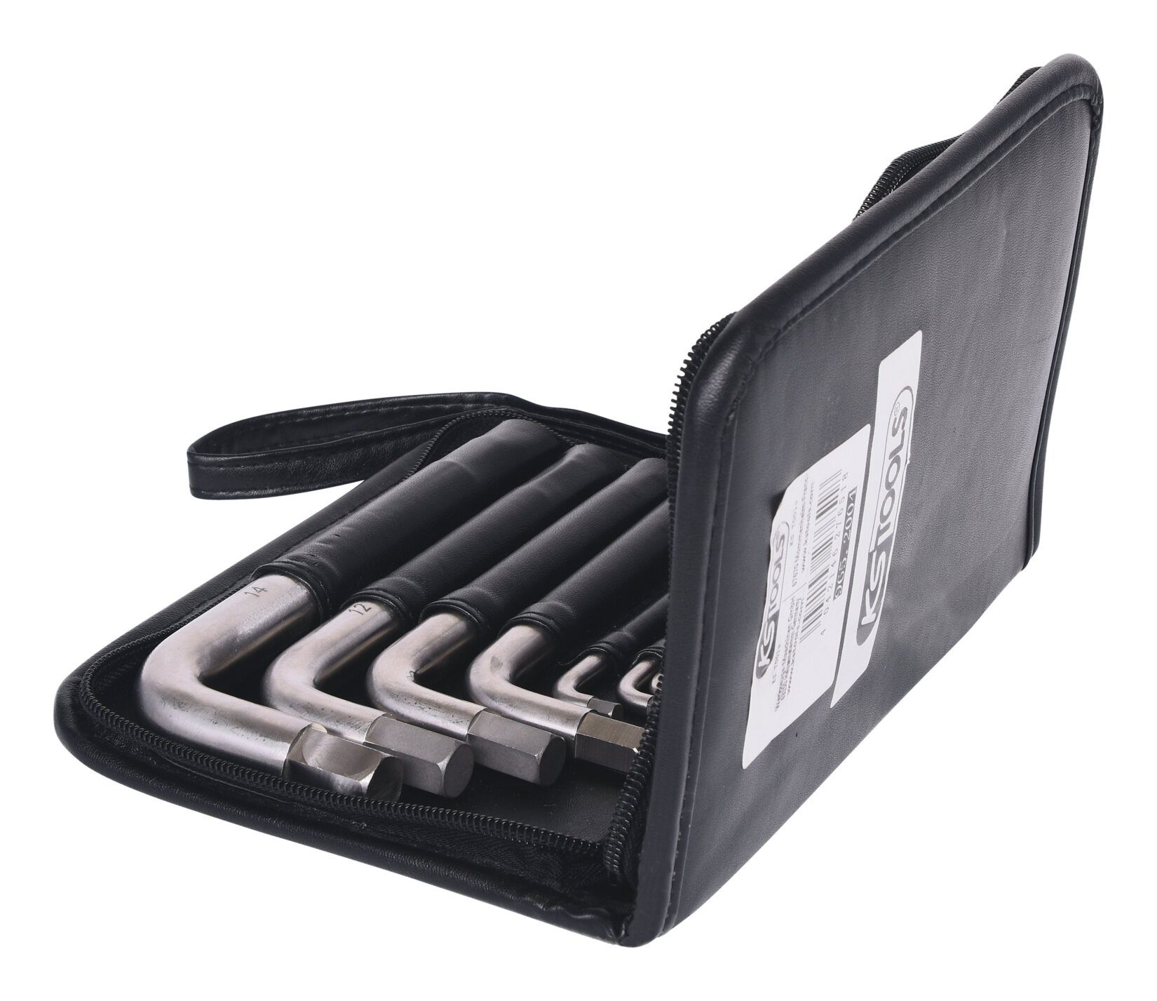 Thumbnail - KS Tools Stiftschlüssel TITANplus (17 St), Winkelstiftschlüssel-Satz Innensechskant, 17-teilig