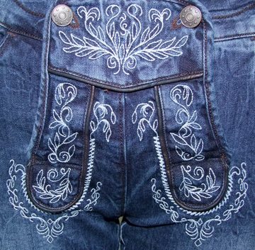 Trachtenland Trachtenjeans Lekra Damen Jeans Bea Kniebundhose in Lederhosen O