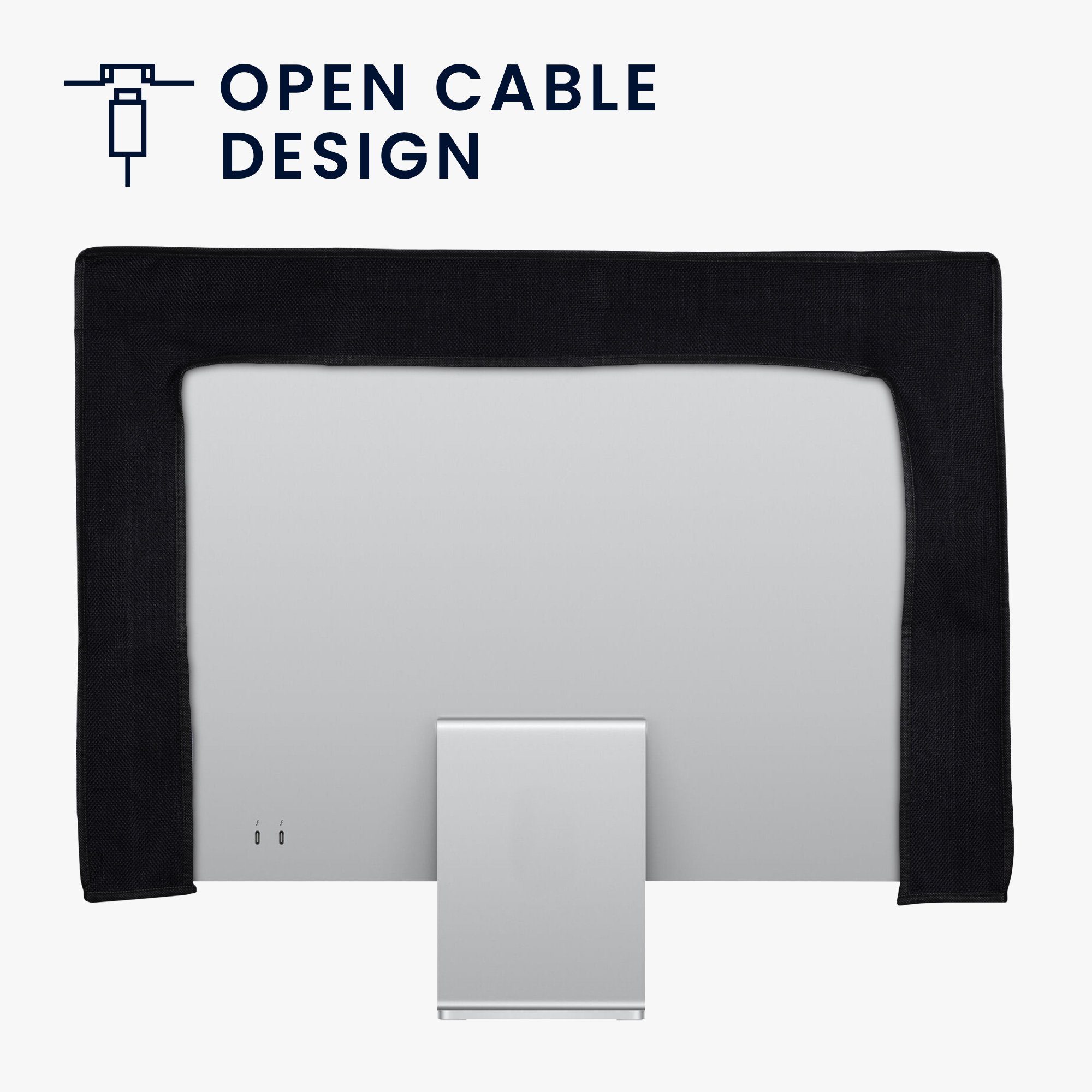 kwmobile Etui Leinen Hülle für 24-26" Monitor PC Schutzhülle, Computer Scre günstig online kaufen