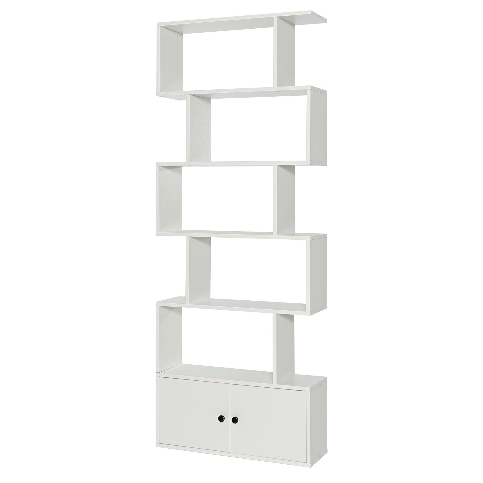 COSTWAY Bücherregal 6 Ebenen Standregal, 183 günstig online kaufen