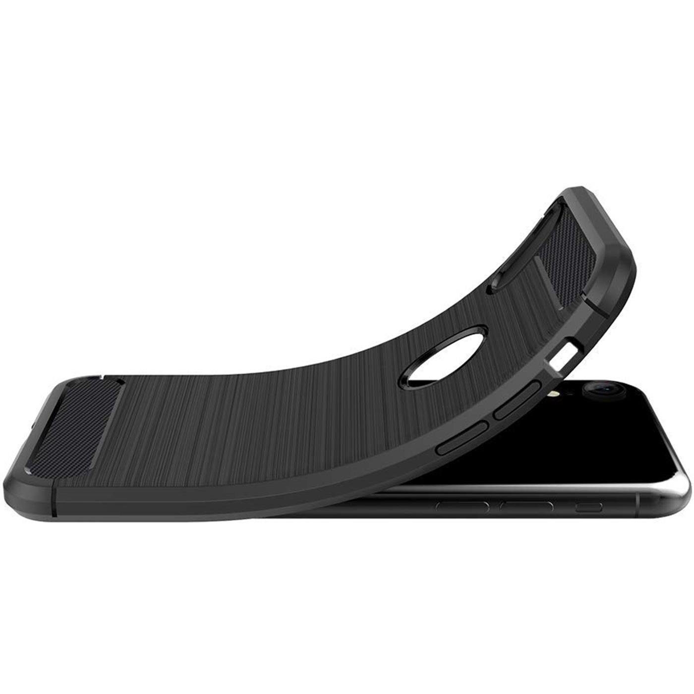 CoolGadget Handyhülle Carbon Handy Hülle für Apple iPhone XR 6,1 Zoll, robuste Telefonhülle Case Schutzhülle für iPhone XR Hülle – Bild 4 von 5