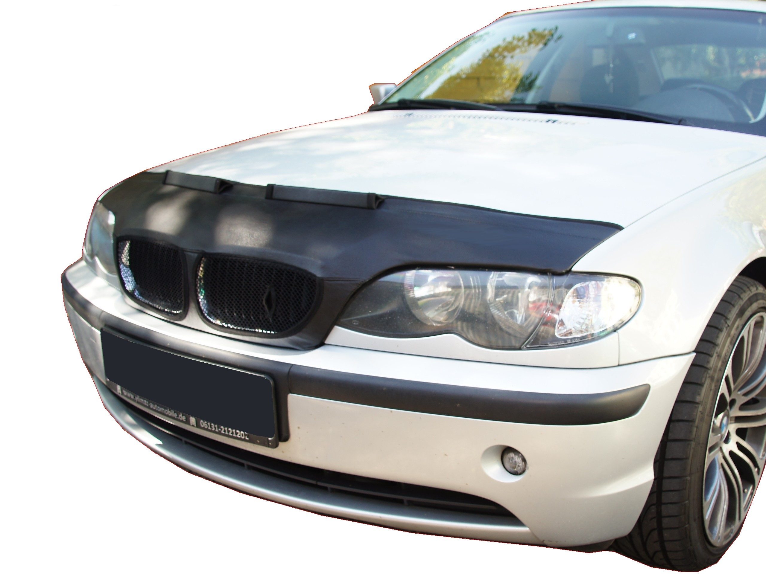 auto-bra Autoplane Steinschlagschutz kompatibel mit BMW 3 E46 1998-2007 Bonnet Bra, Motorhaubenschutz, Haubenbra, Steinschlagschutz, Insektenschutzmaske.