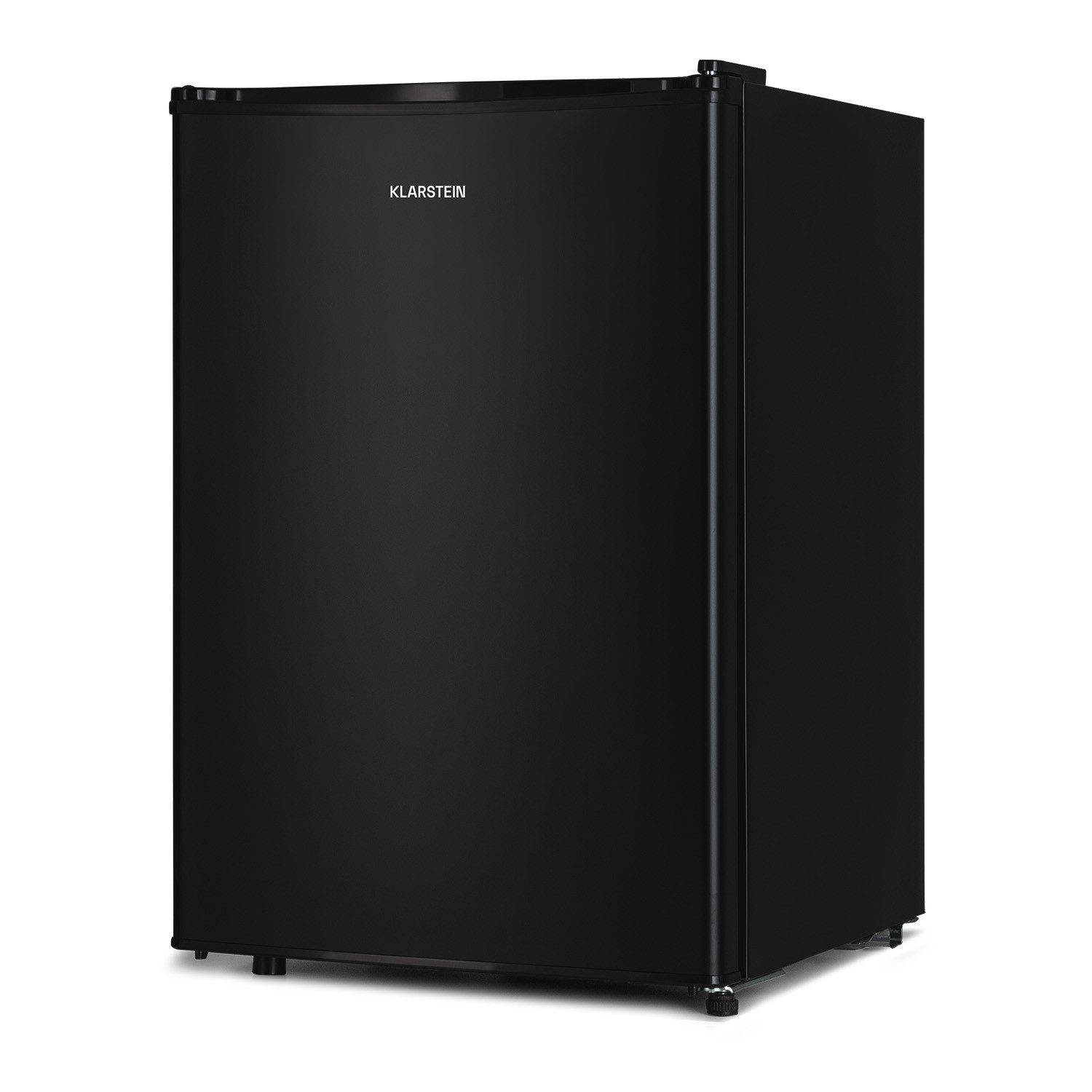 Klarstein Kühl-/Gefrierkombination Obsidian Kühlschrank 72L freistehend Eisfach schwarz Eiswürfelform 10045840, 67.6 cm hoch, 44.5 cm breit, Kühl-Gefrierschrank Mini Fridge Getränkekühlschrank Eiswürfelfach