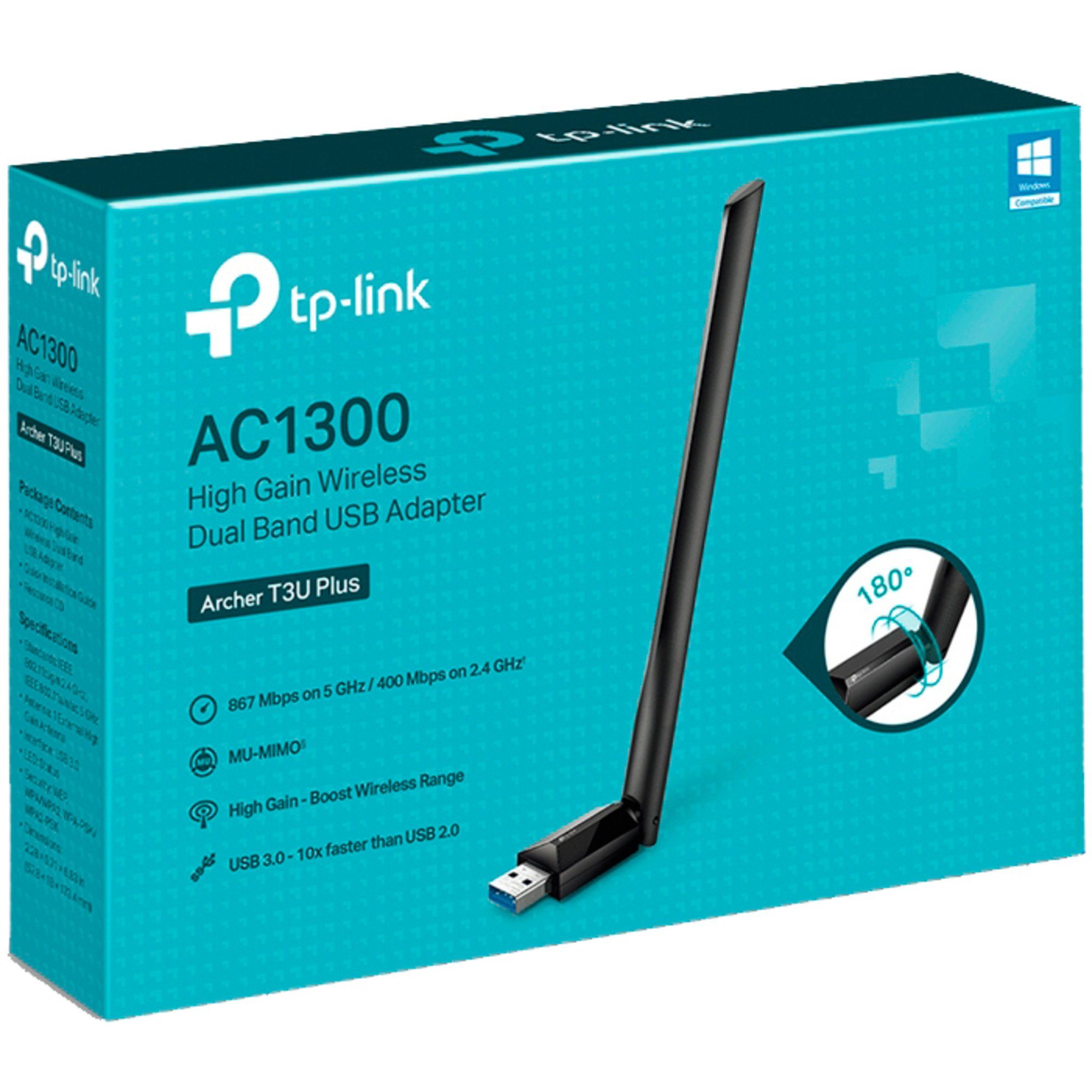 tp-link TP-Link Archer T3U Plus, WLAN-Adapter Netzwerk-Adapter