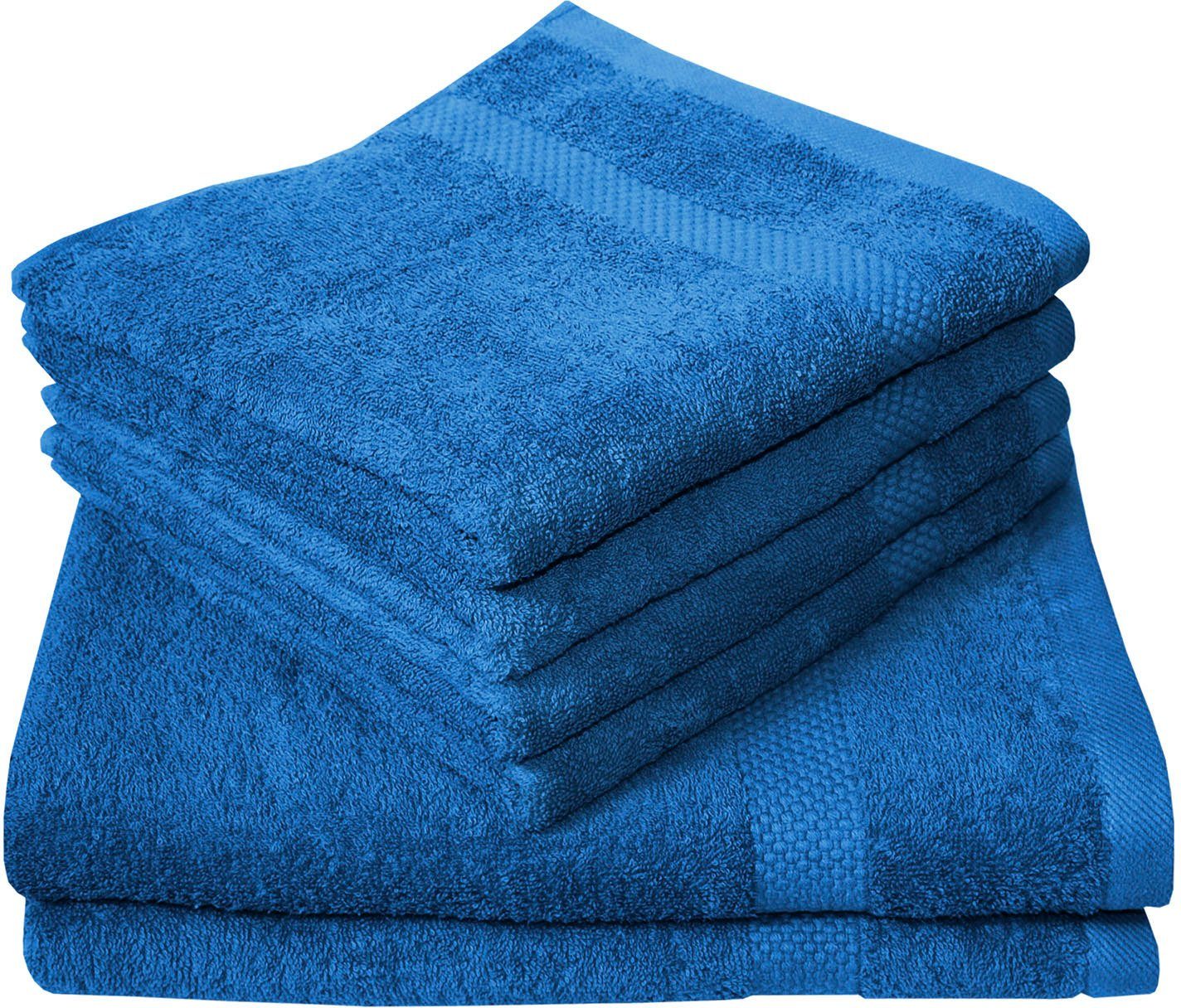 Dyckhoff Handtuch Set "Planet" Set 6 Stk. Frottier 4 Handtücher (50x100cm), günstig online kaufen
