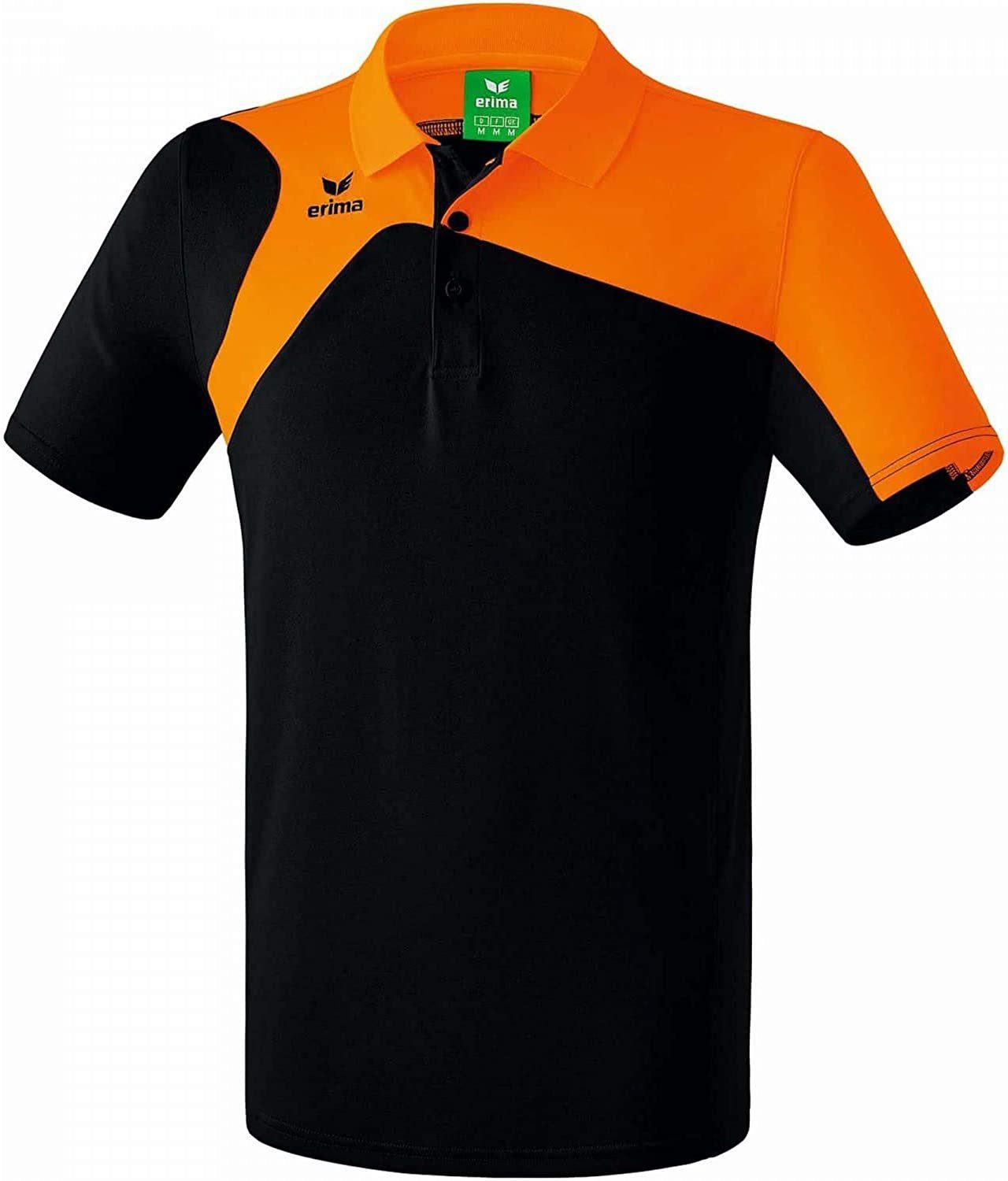 Erima Trainingsshirt Club 1900 2.0 Poloshirt T-Shirt Sportshirt Trikot orange