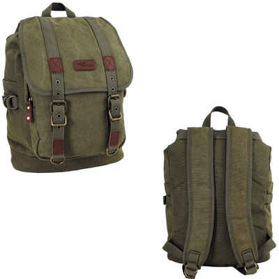 PureTrash Wanderrucksack Rucksack, Canvas, PT, oliv