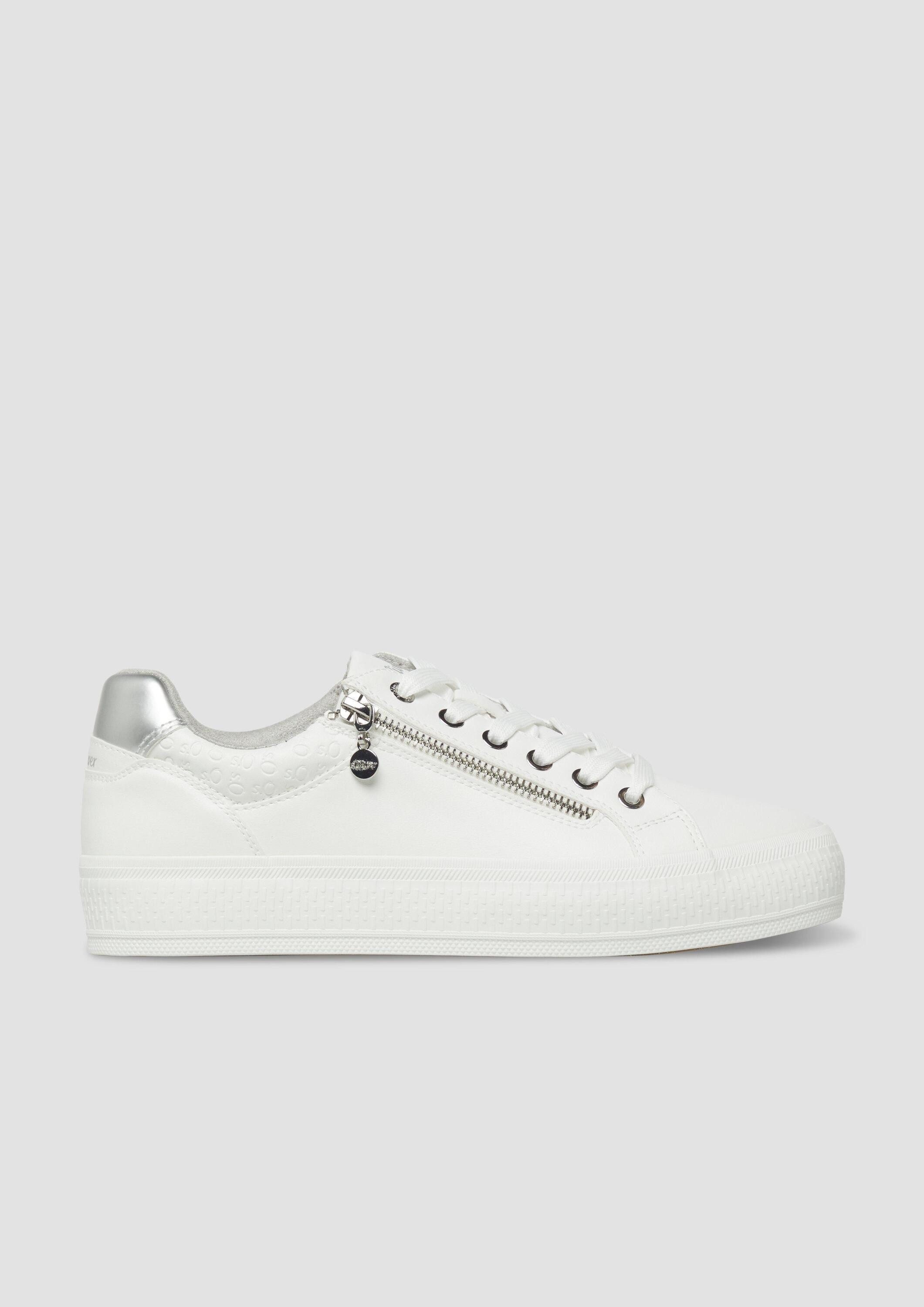 s.Oliver Sneakers Sneaker Sneaker mit Reißverschluss und Gummisohle