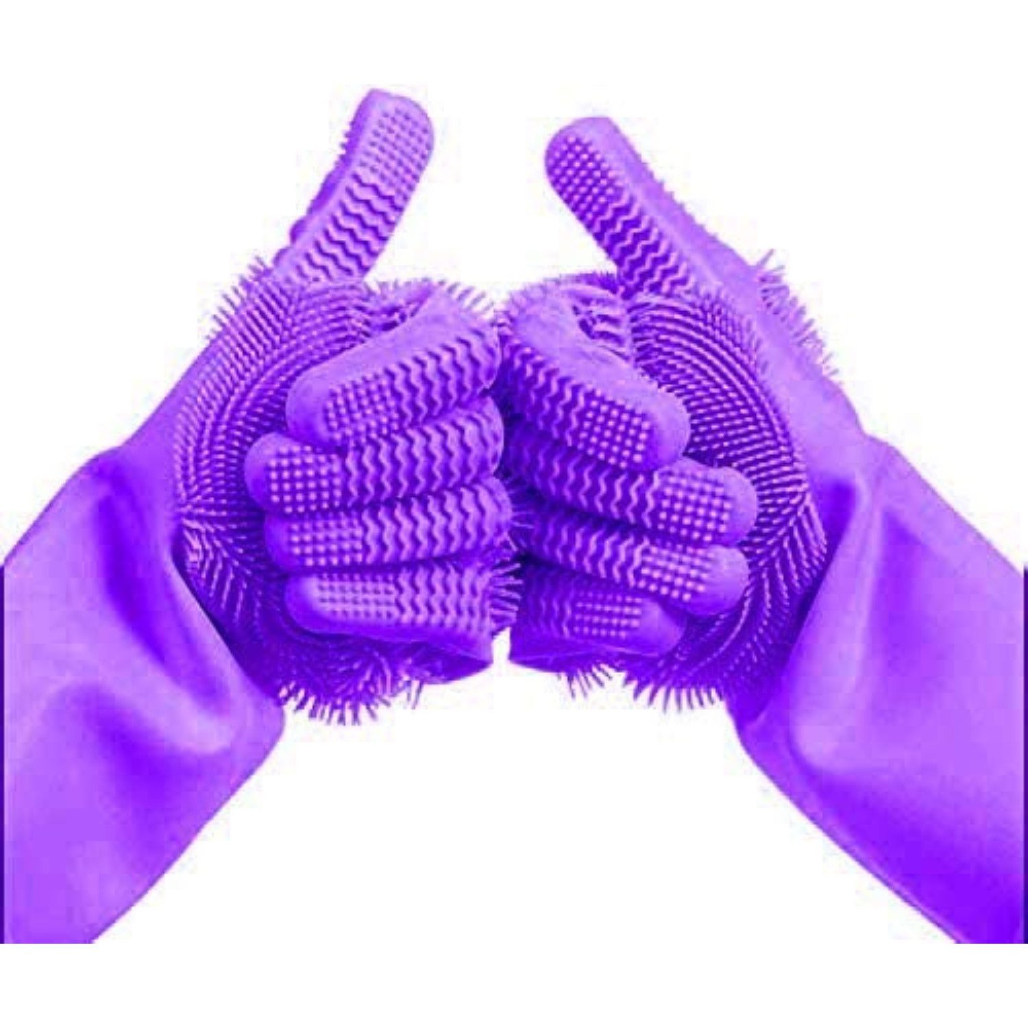 Geschenkehöhle Putzhandschuh Silikon Waschhandschuhe mit Noppen günstig online kaufen