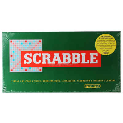 Mattel® Spiel, Scrabble - Jubiläumsausgabe mit Holzsteinen