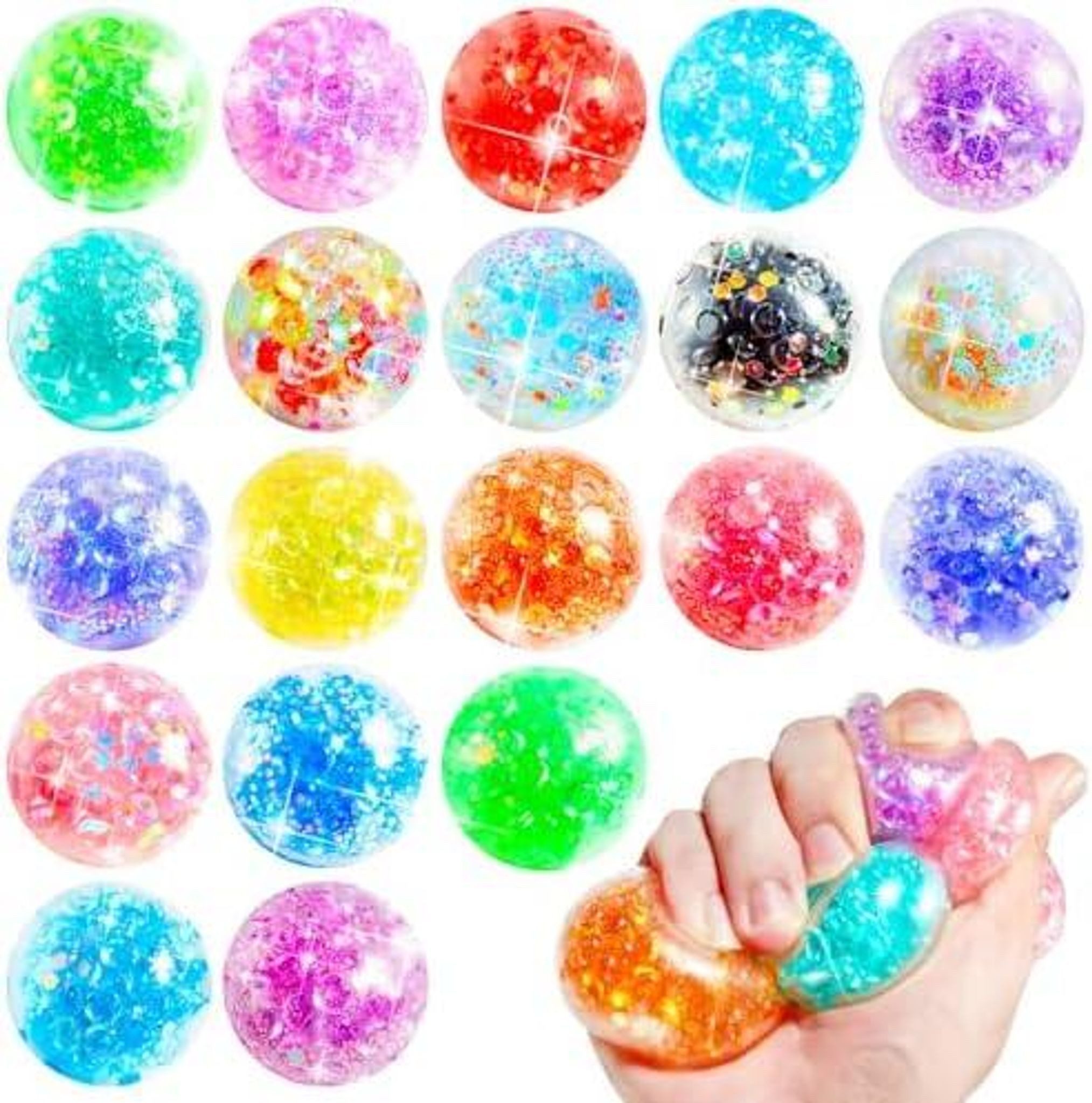 FELIXLEO Stressball-Squishy Set als Mitgebsel für Kindergeburtstag Party-Lautsprecher