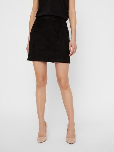 Vero Moda Lederimitatrock VMDONNADINA FAUXSUEDE SHORT SKIRT