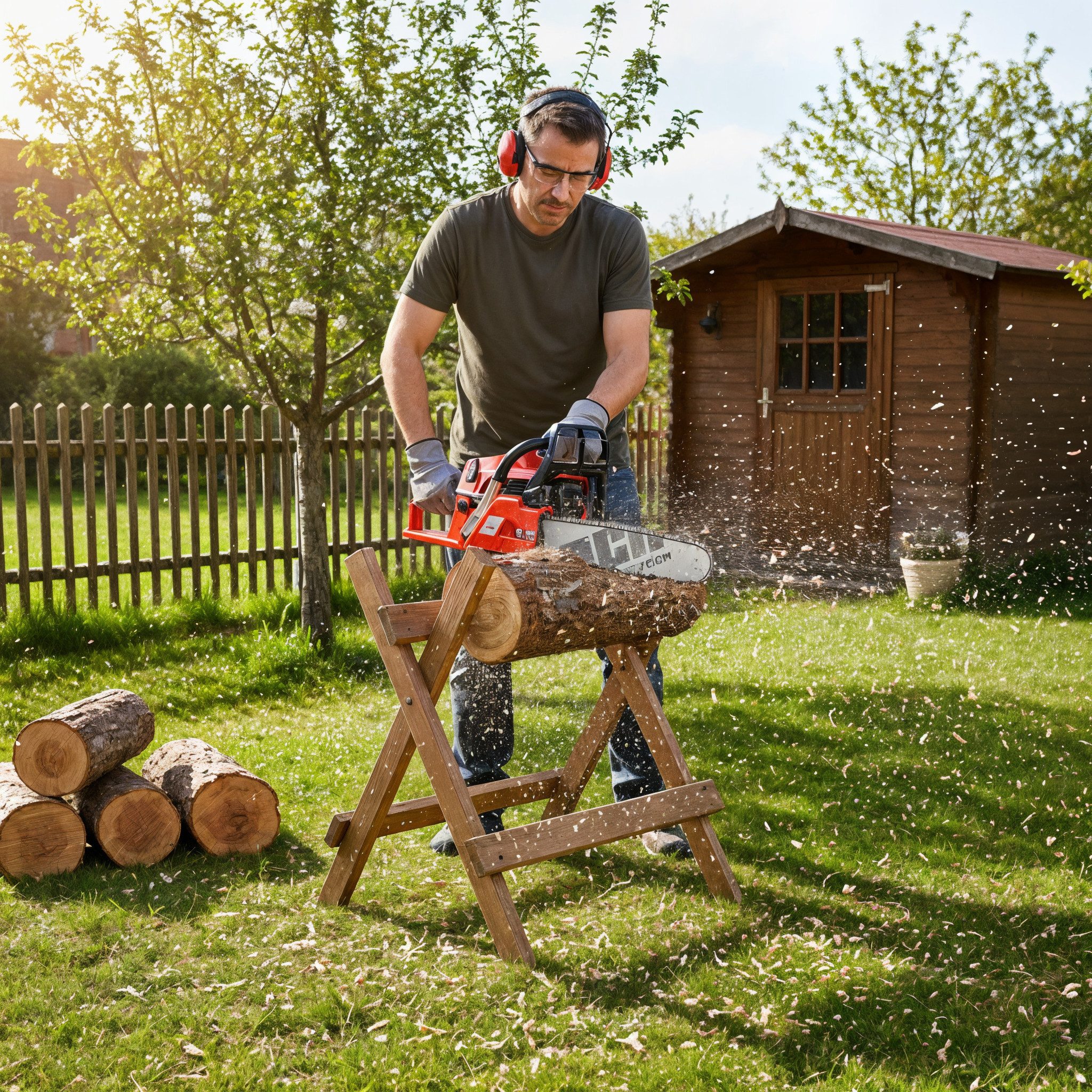 Hecht Benzin-Kettensäge 45 mit 40 cm günstig online kaufen