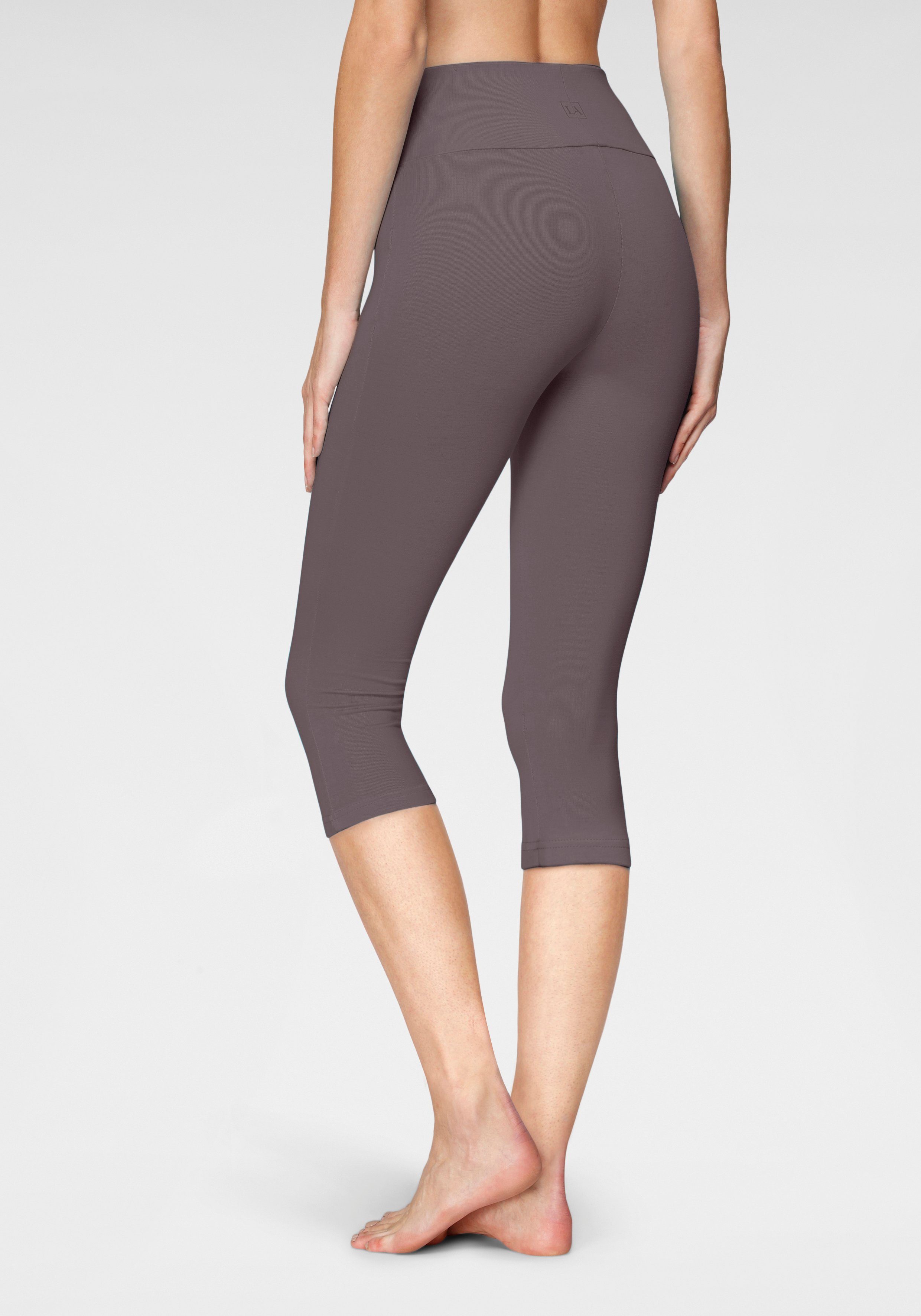 LASCANA Caprileggings mit breitem, weichen Bündchen – Bild 5 von 5