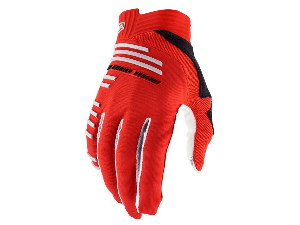 100% Fahrradhandschuhe 100% R-Core Gloves M Racer Red - Downhill-Handschuhe mit maximalem Gri