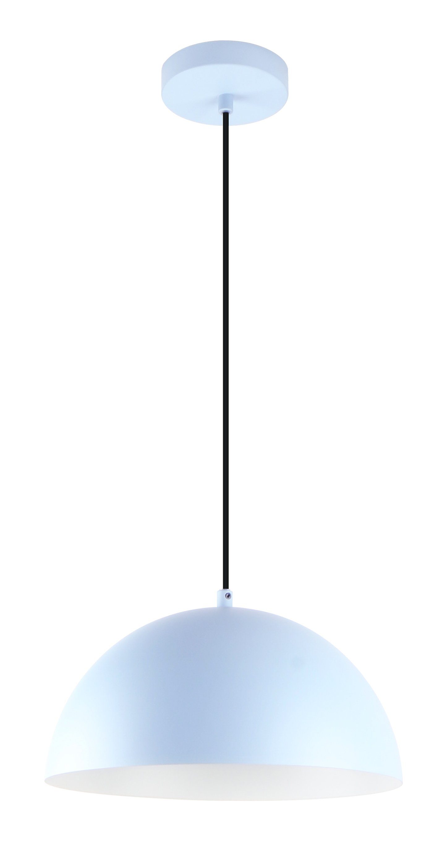 LED Universum LED Pendelleuchte "Jada" hellblau, Ø 30cm, E27 Fassung, max 40W