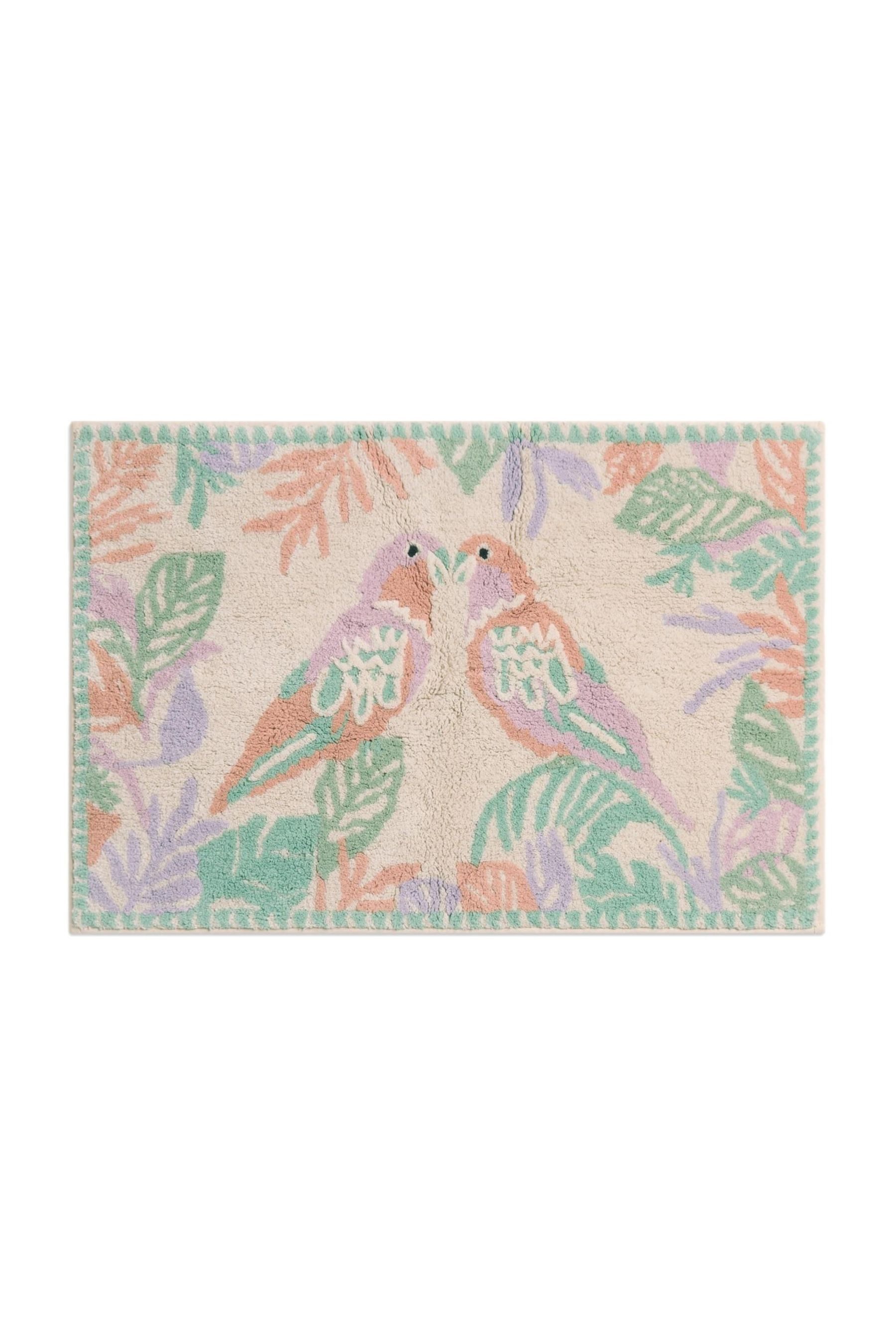 Next Badematte XL Badematte mit Papagei-Palmenwedel-Print, günstig online kaufen
